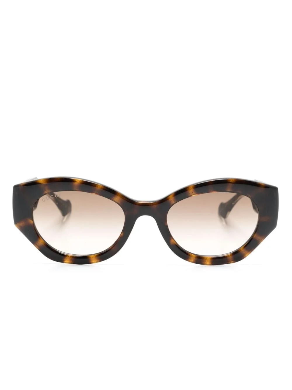 oval-frame sunglasses - 1