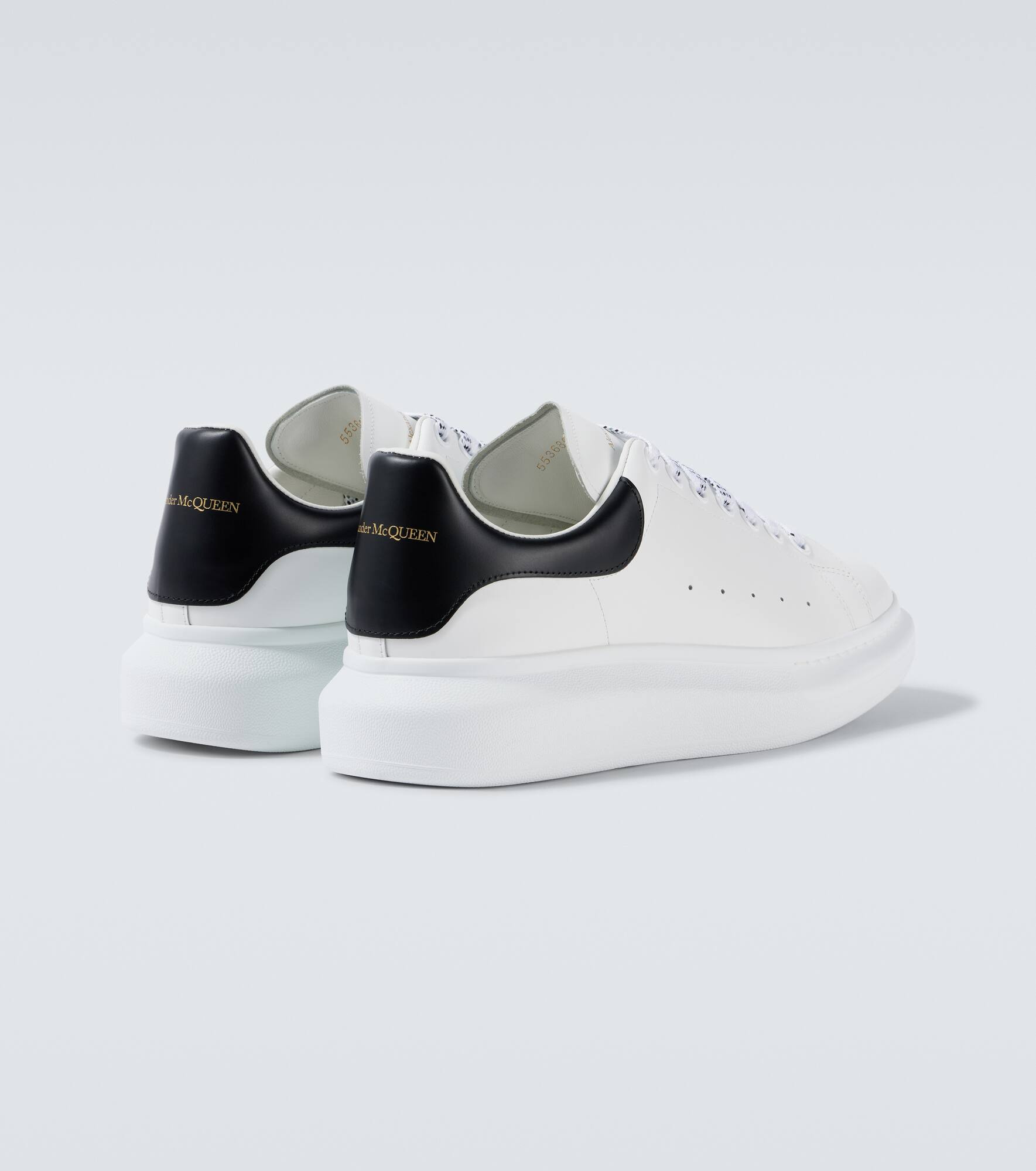 Oversized leather sneakers - 6