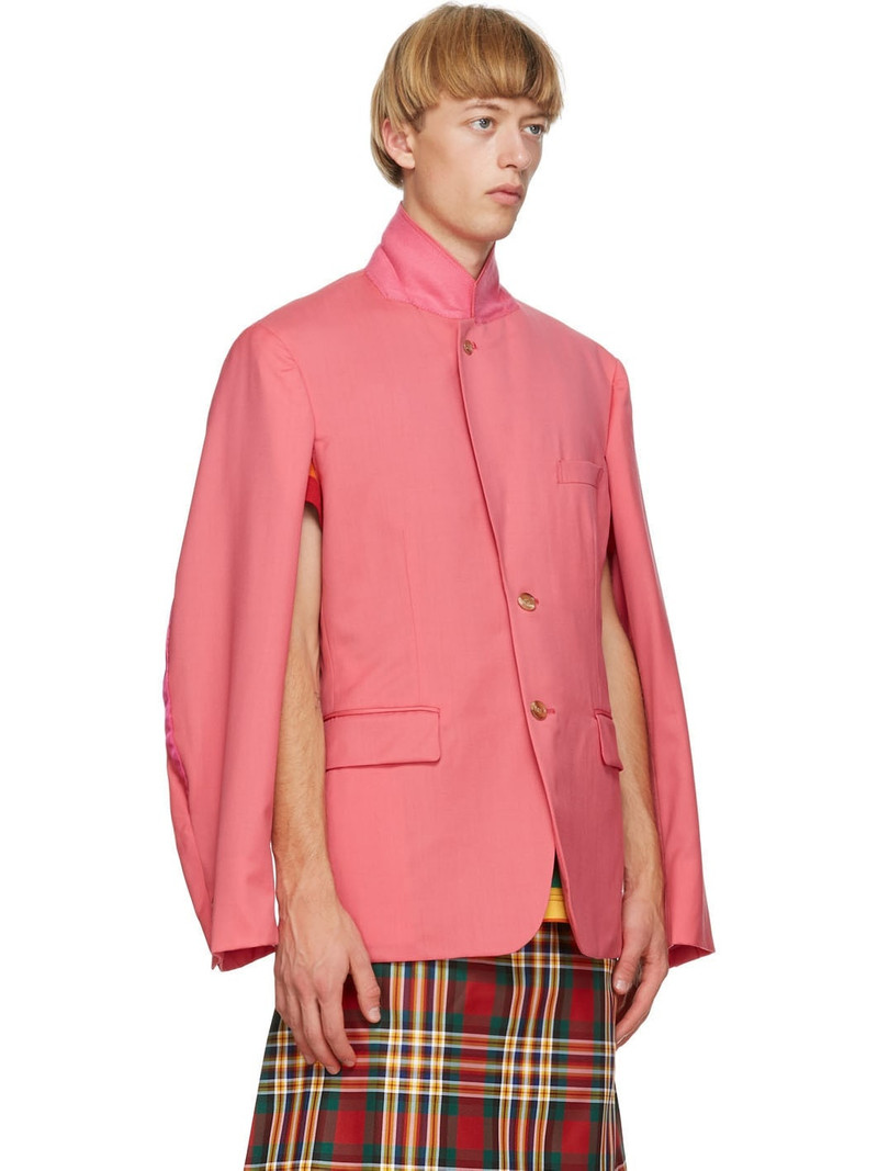 Pink Arm Slit Blazer 4