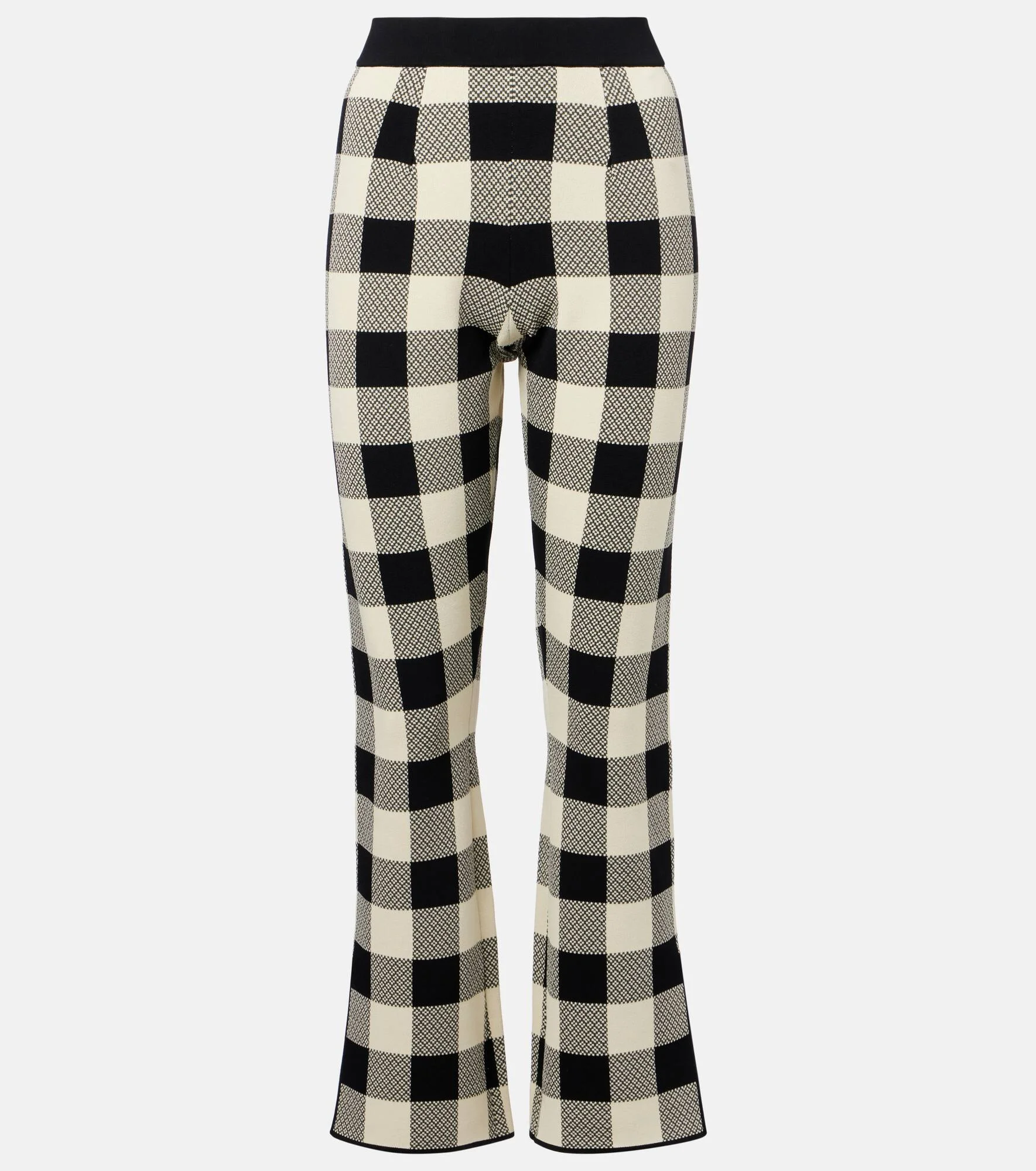 Pippa checked flared pants - 1