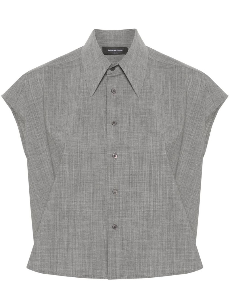mÃ©lange cropped shirt 1