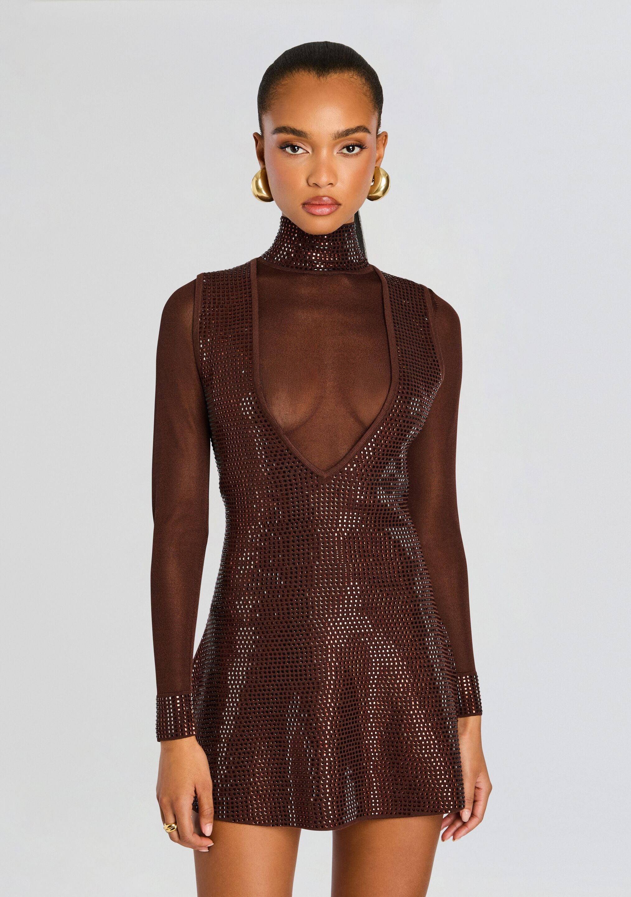 BASTET EMBELLISHED DRESS - 5
