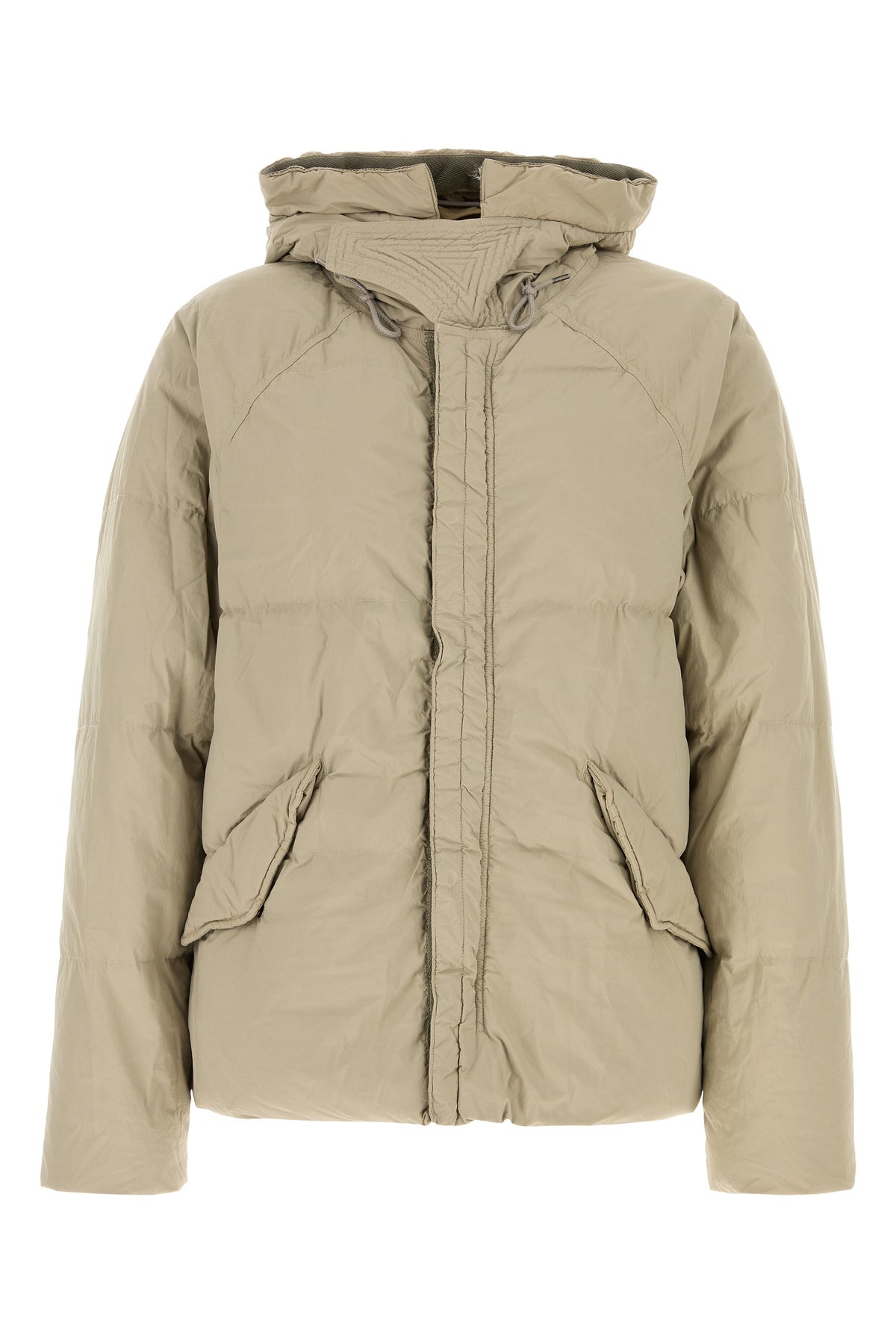 Sand nylon Artico down jacket - 1