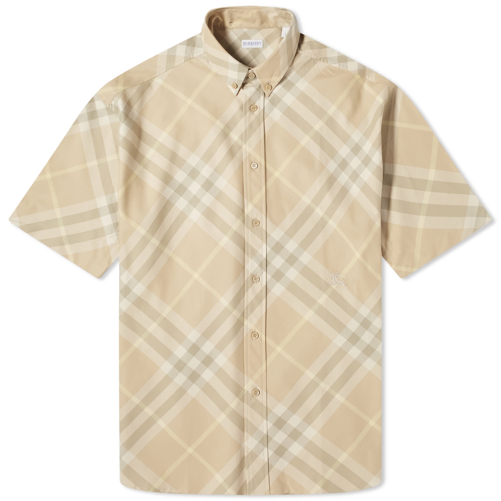 Burberry EKD Logo Short Sleeve Check Shirt - 1