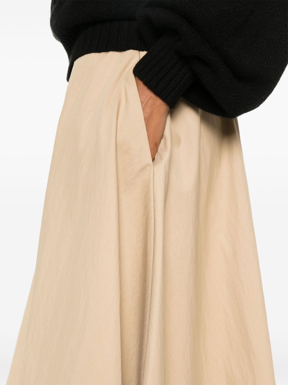 Renta twill midi skirt - 5