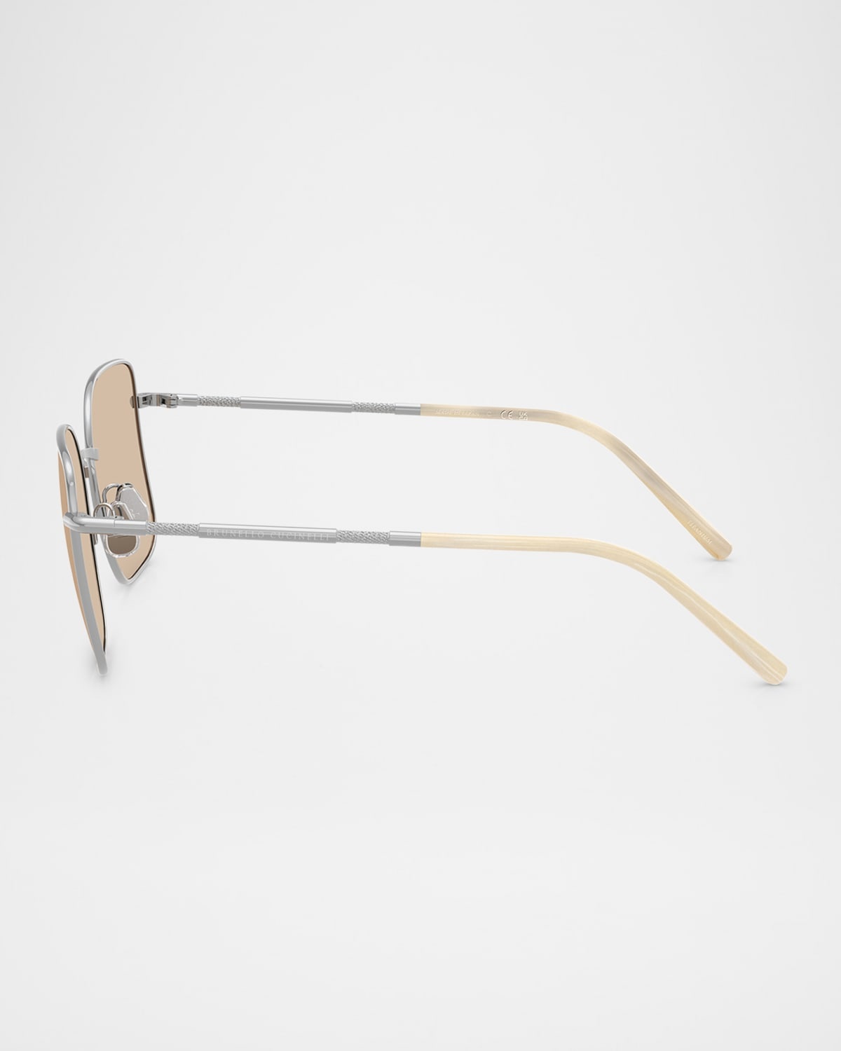 BC1005T Rectangular Titanium Sunglasses - 2