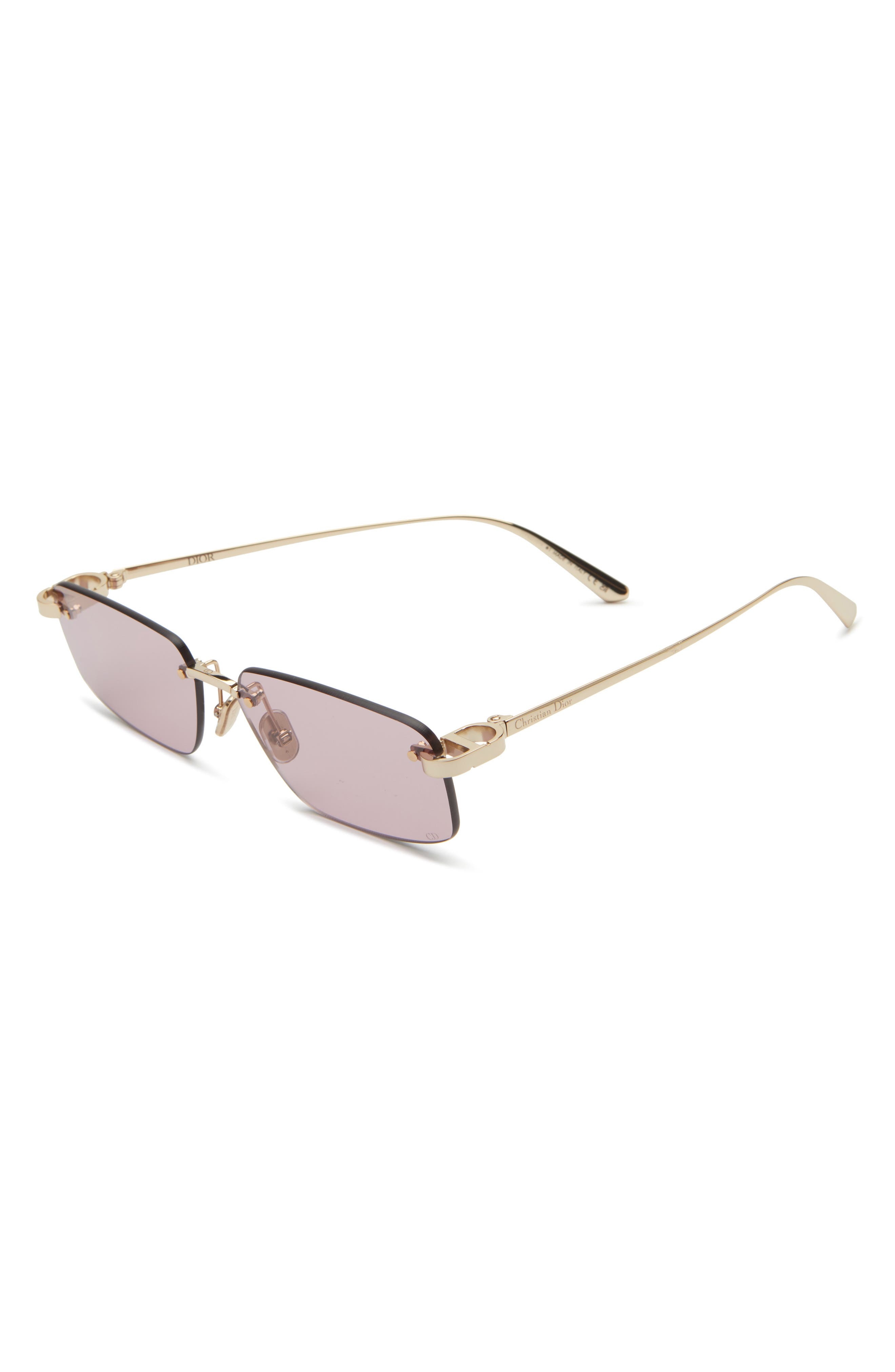 Cdior S4U Rectangular Sunglasses in Gold /Violet at Nordstrom - 2