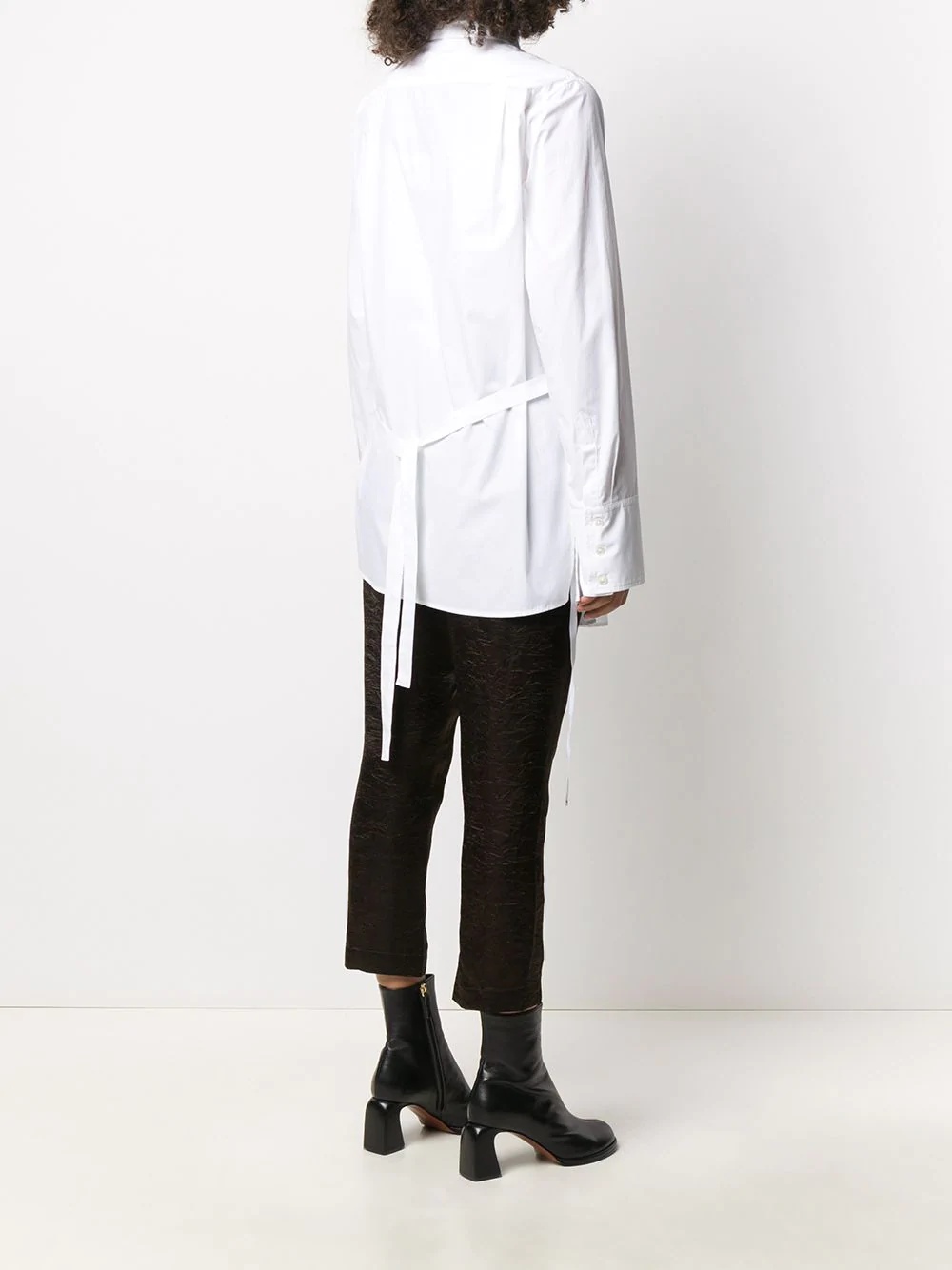 oversized asymmetric shirt - 4