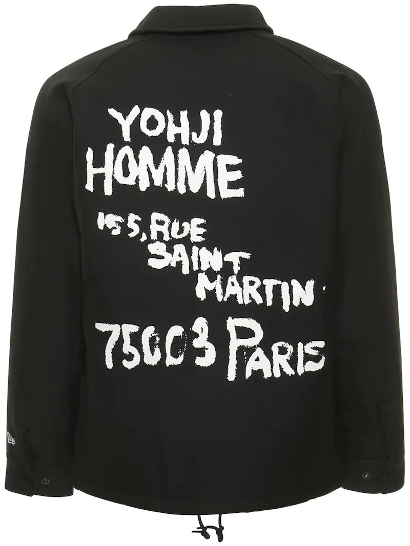 Yohji Yamamoto NEW ERA PADDED WOOL BUTTON JACKET outlook