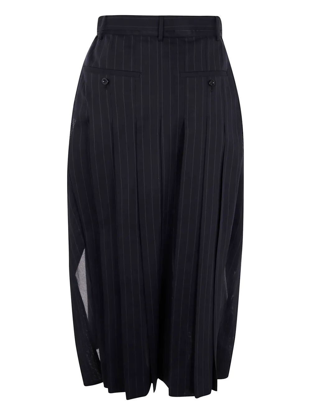 Sacai Women High Twist Voile Skirt - 5