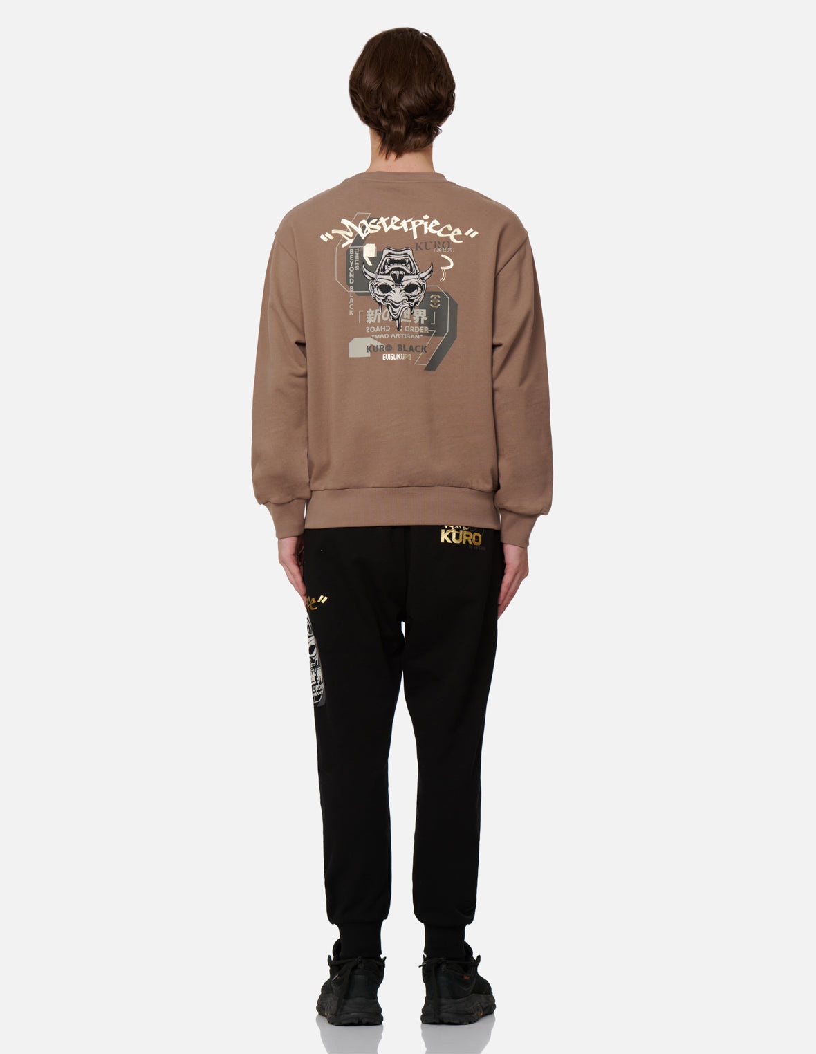Melting Hannya Skull Embroidered Sweatshirt - 5