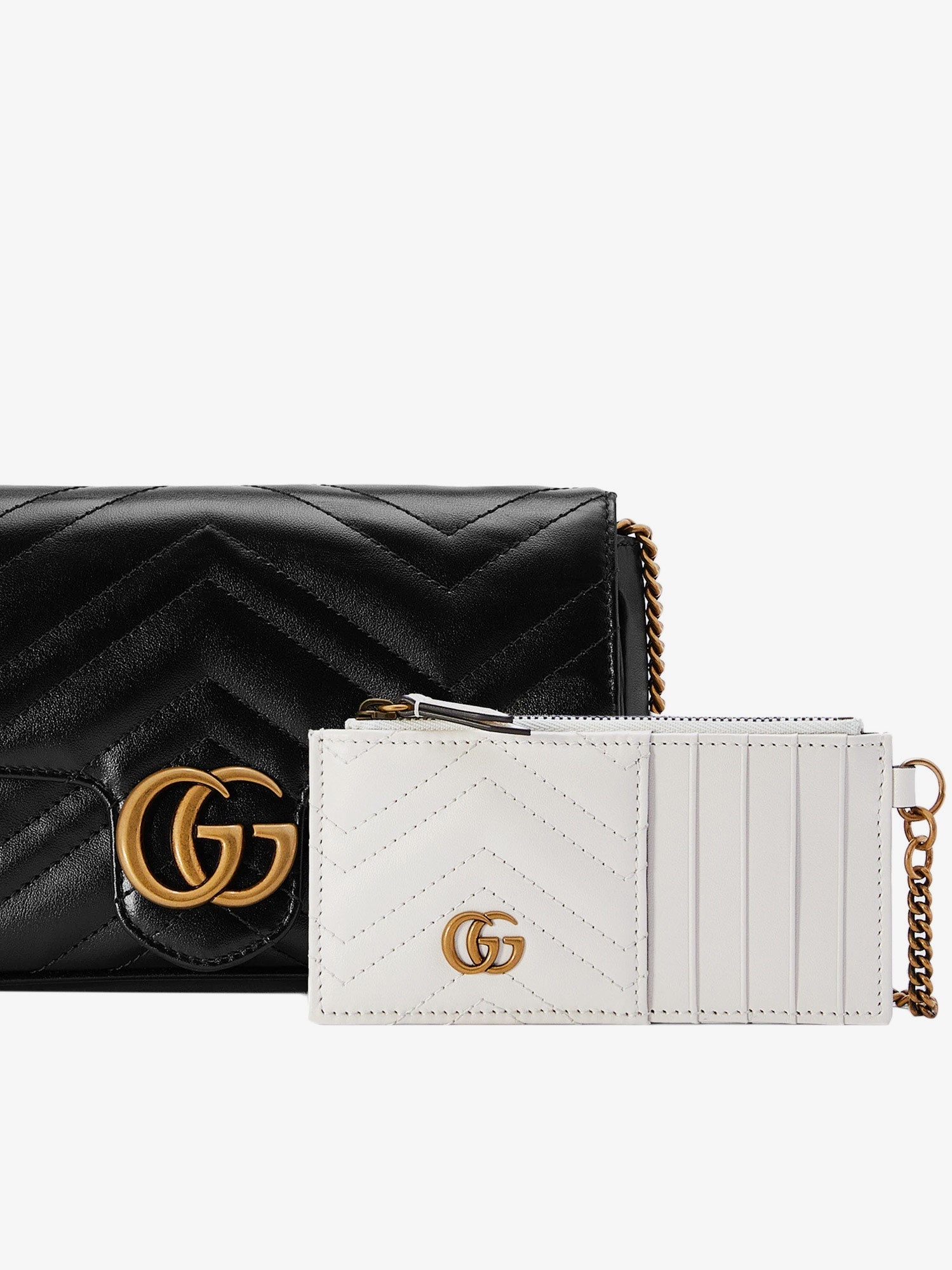 Gucci Woman Gg Marmont Woman Black Shoulder Bags - 4