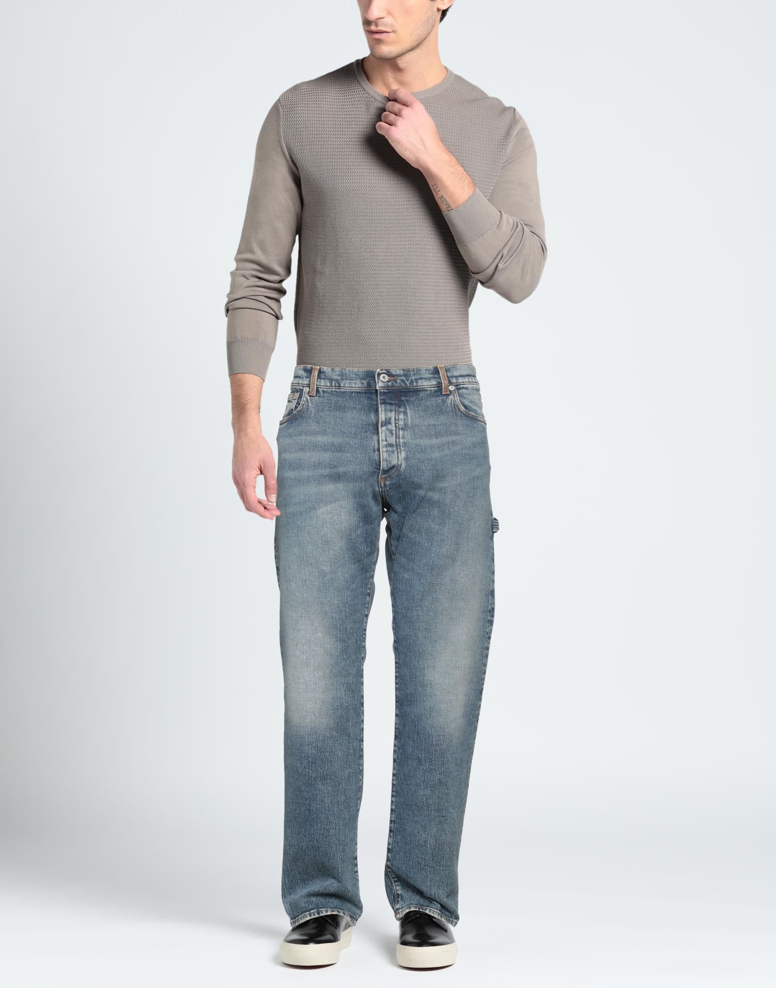 Blue Men's Denim Pants - 2