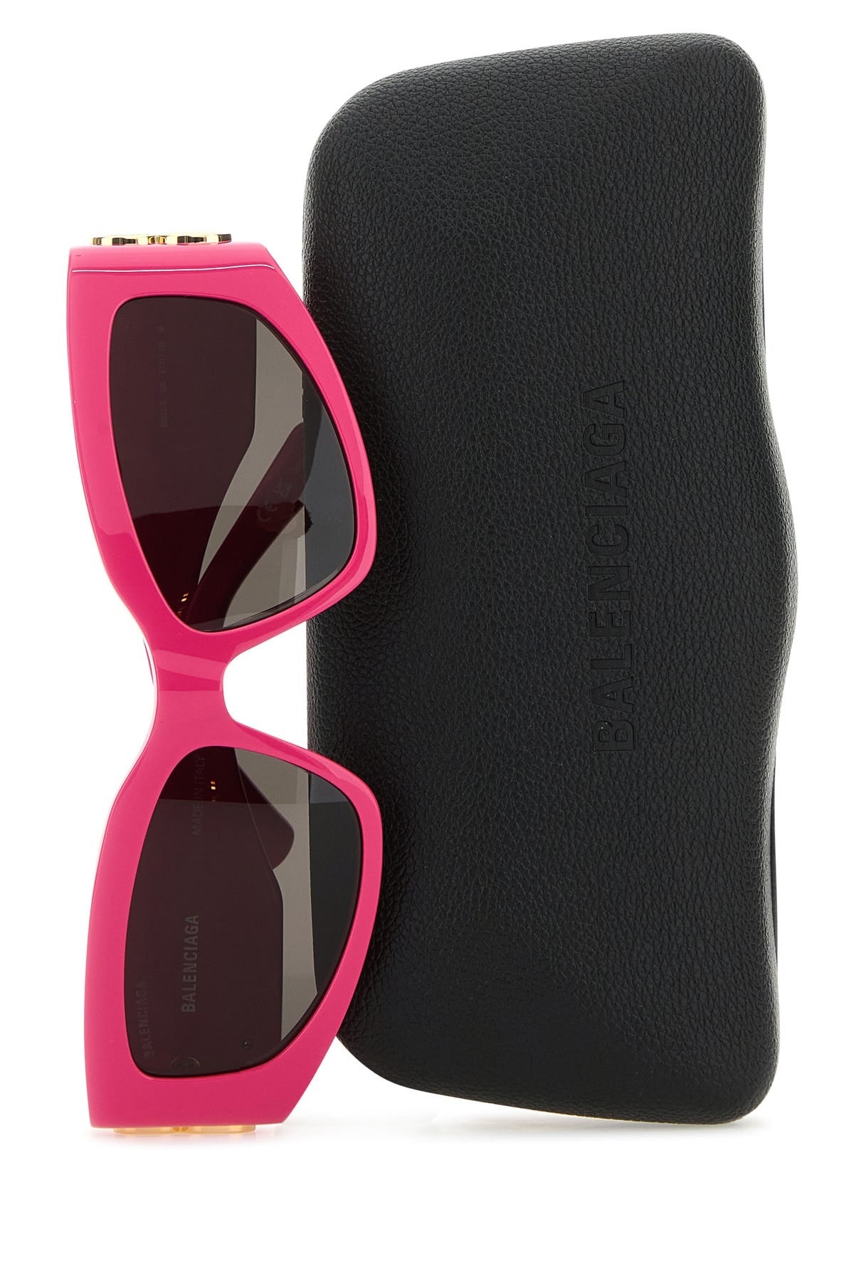 サングラス BALENCIAGA Fuchsia Acetate Bossy Cat Sunglasses BALENCIAGA Fuchsia acetate Bossy Cat sunglasses | REVERSIBLE