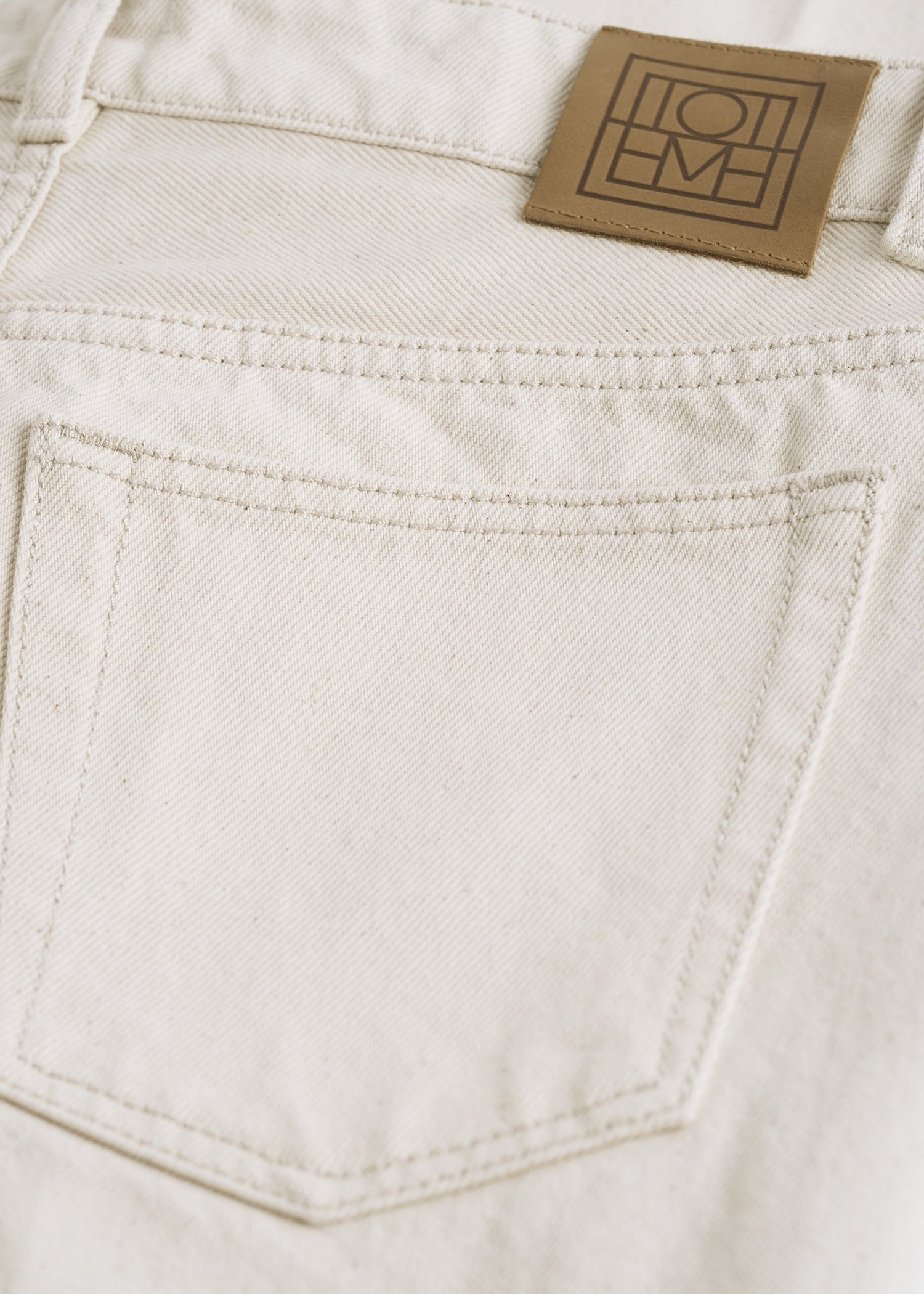 Low slim denim ecru - 6