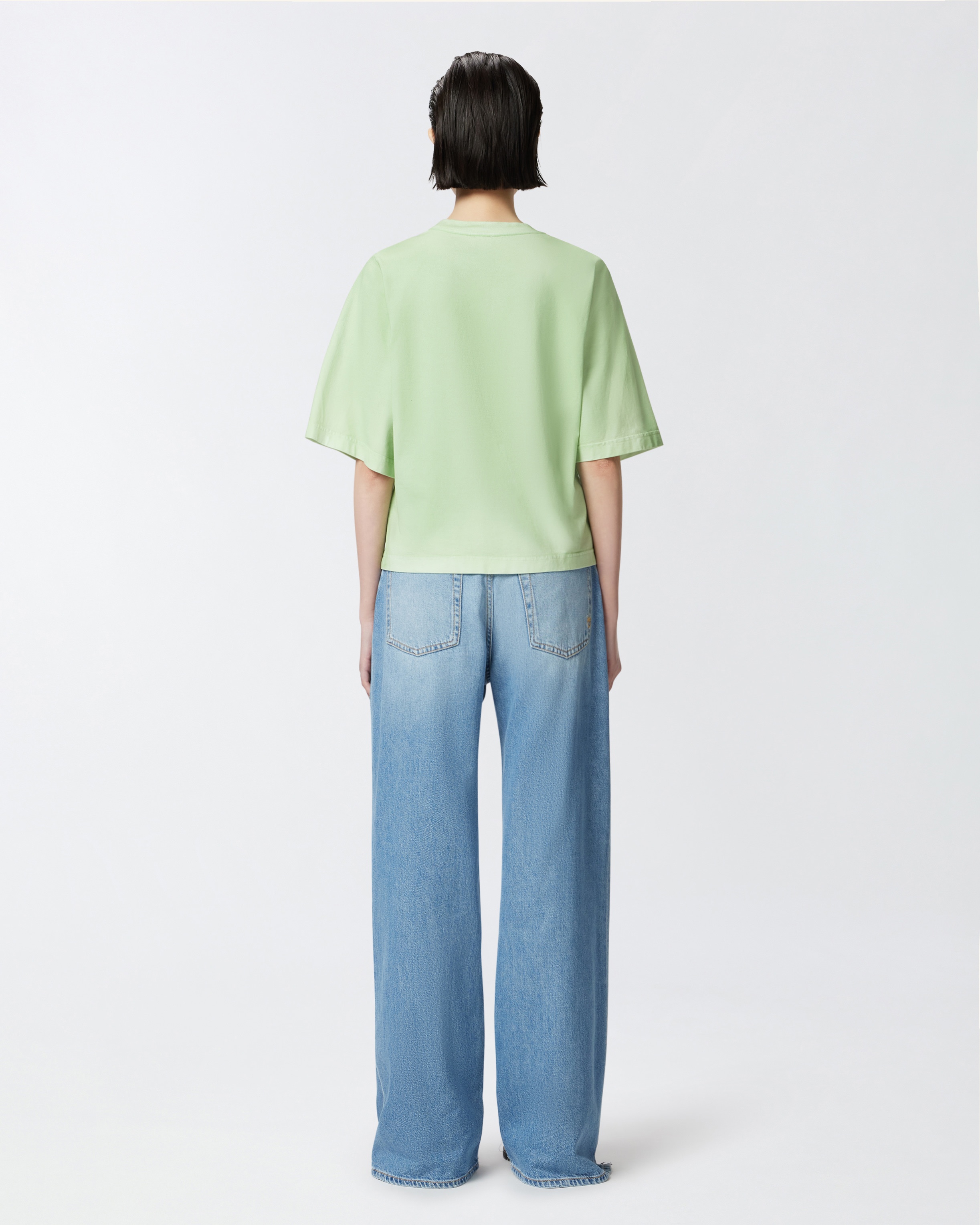 REIMAGINE BY PINKO X PATRICK MCDOWELL WIDE T-SHIRT WITH HORSESHOE - 4