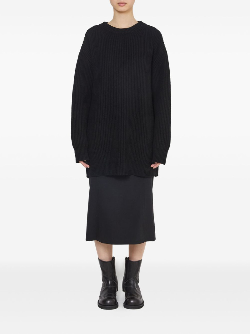 MM6 Maison Margiela ribbed crewneck sweater outlook