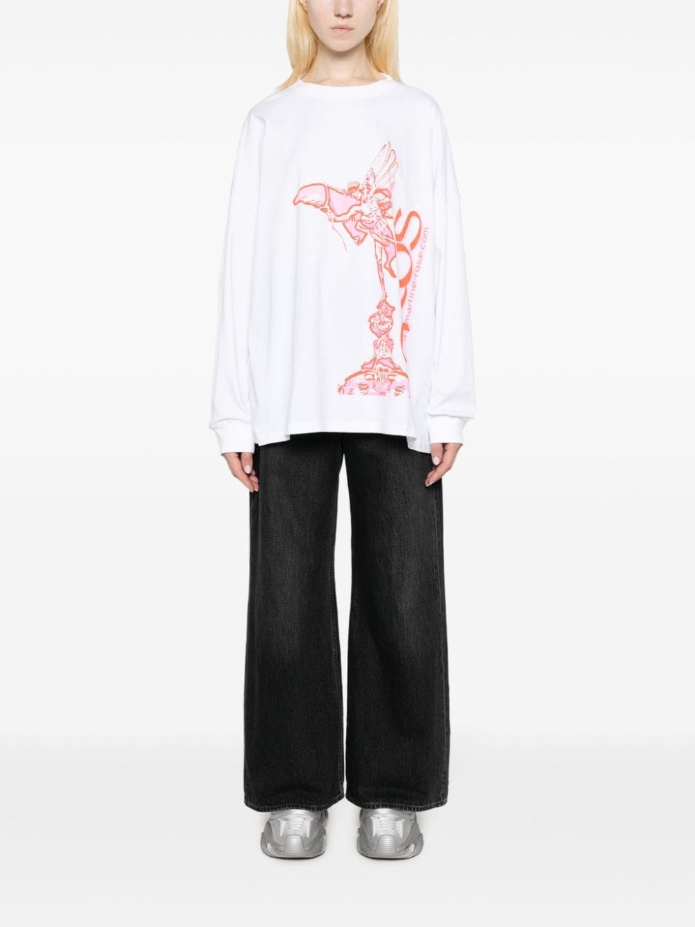 Eros-print cotton T-shirt - 2