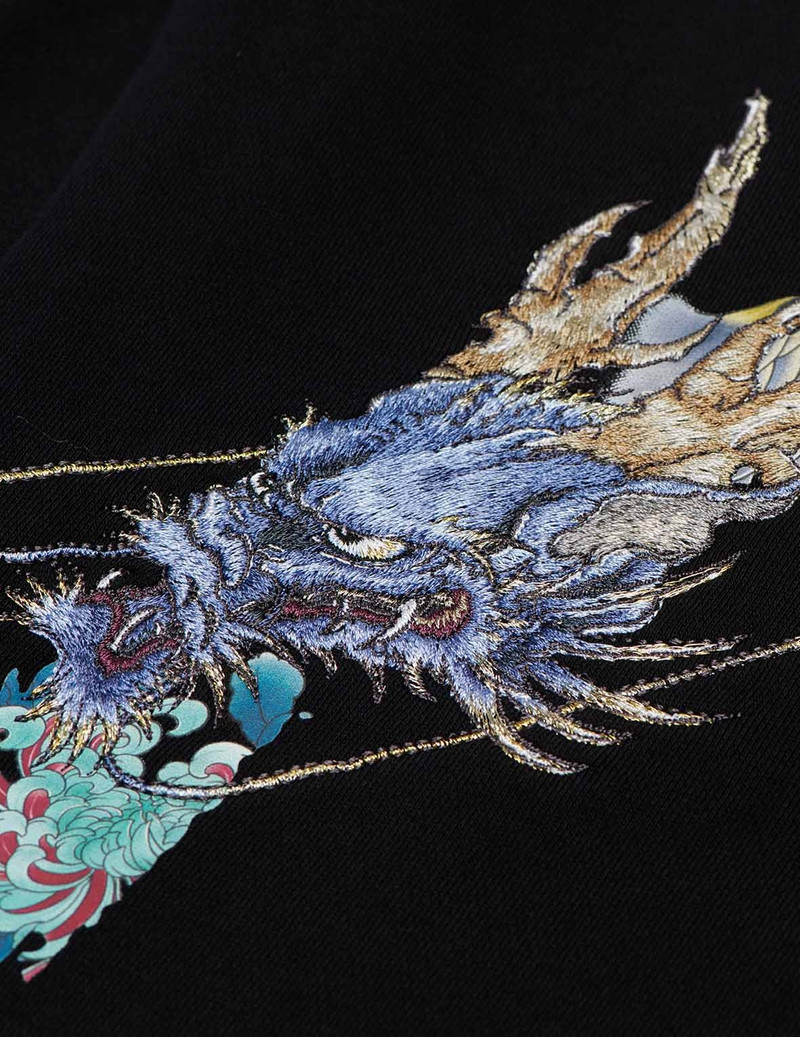 DRAGON-EMBROIDERED DAICOCK PRINT SWEATSHIRT 7