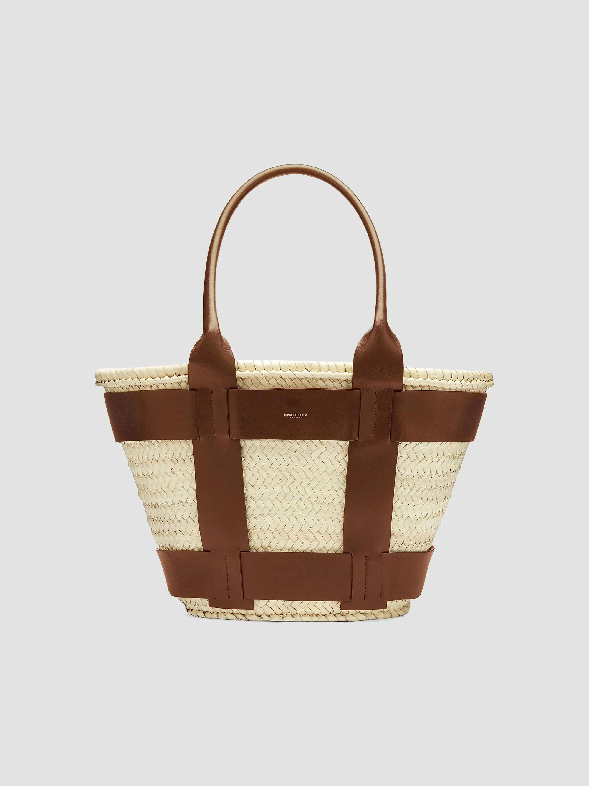 Women's Santorini Raffia Tote Bag - Natural Tan - 1