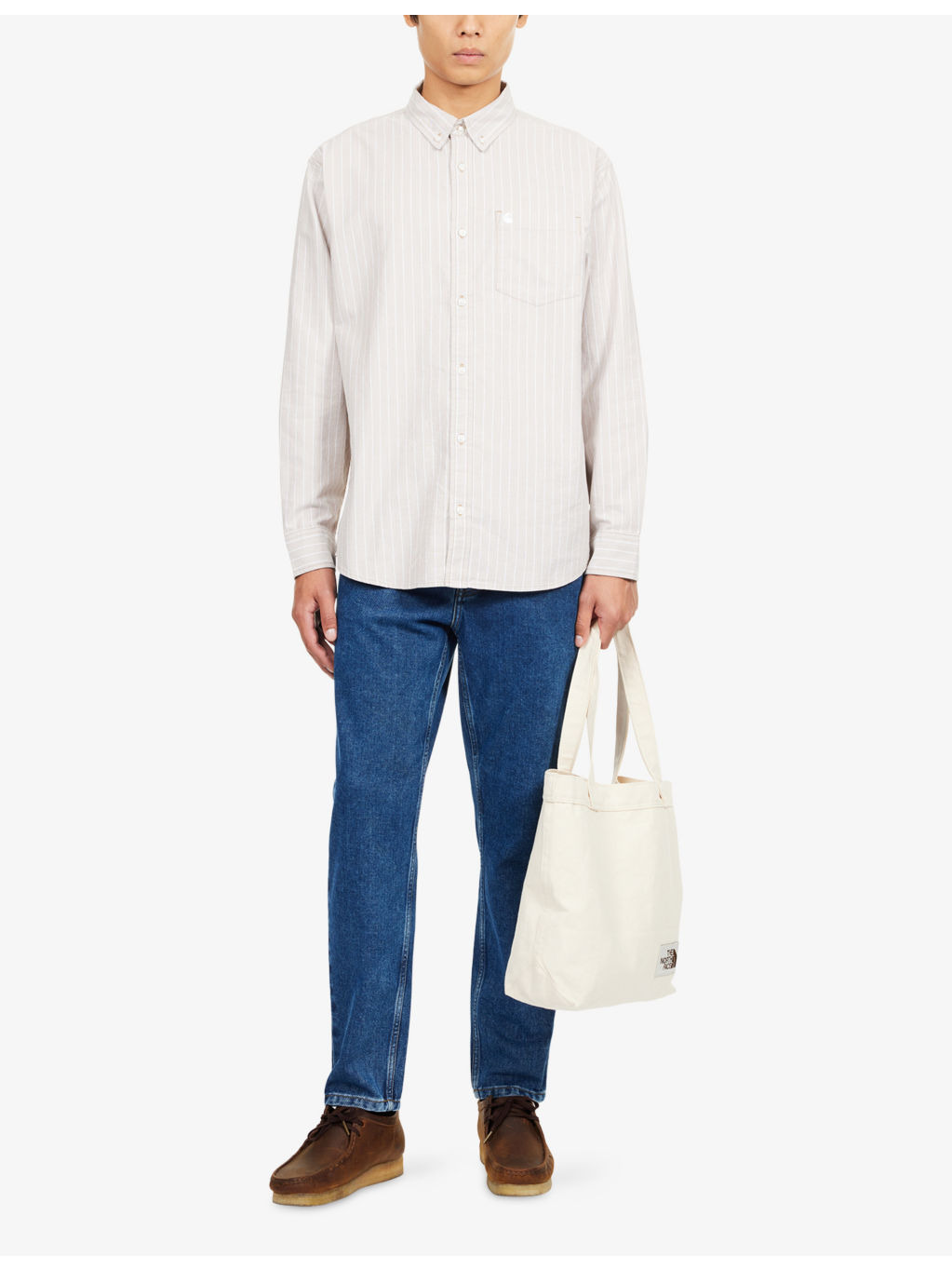 Cassel Striped Long-Sleeve Cotton Shirt - 2