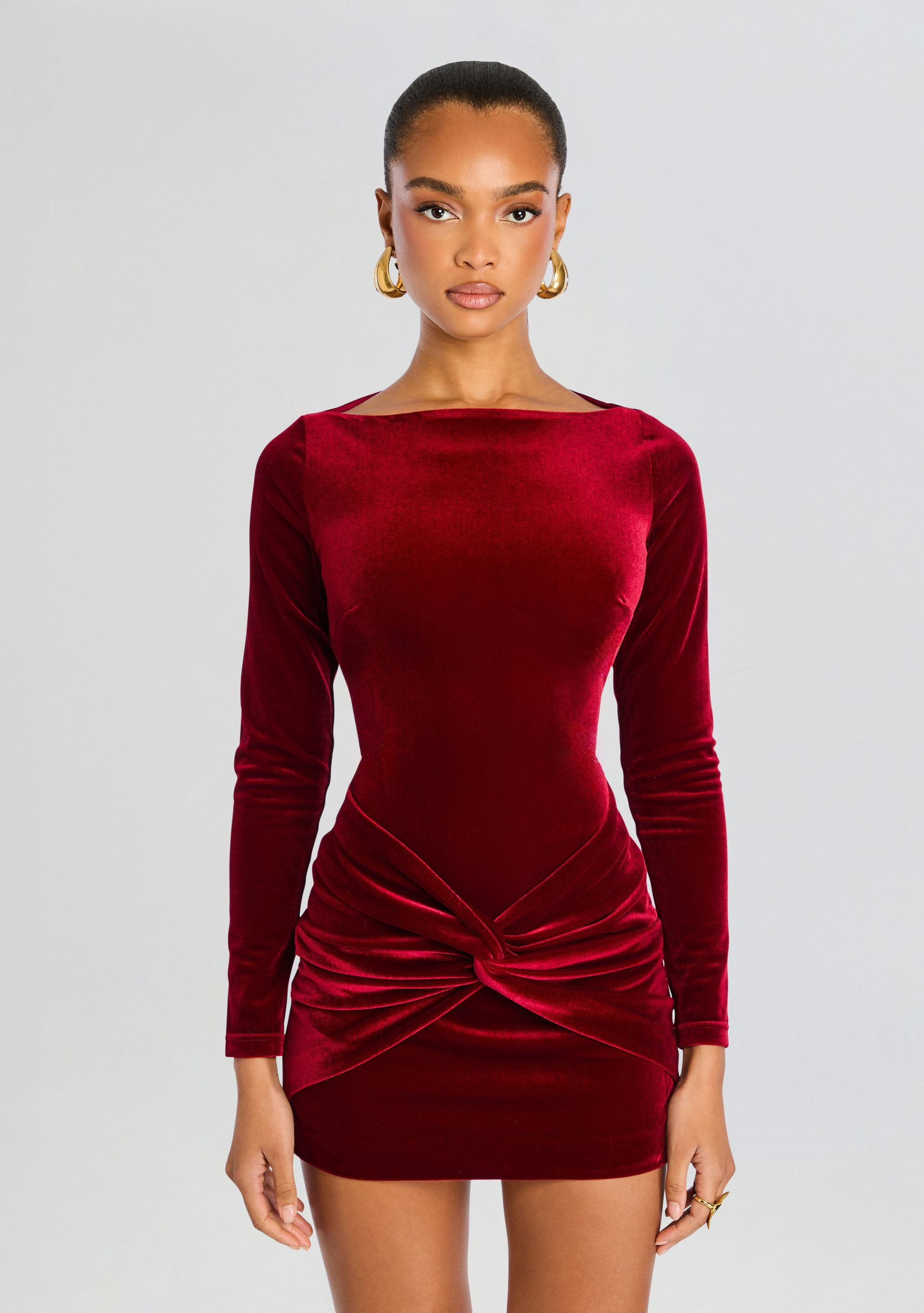 KADALA VELVET DRESS - 5