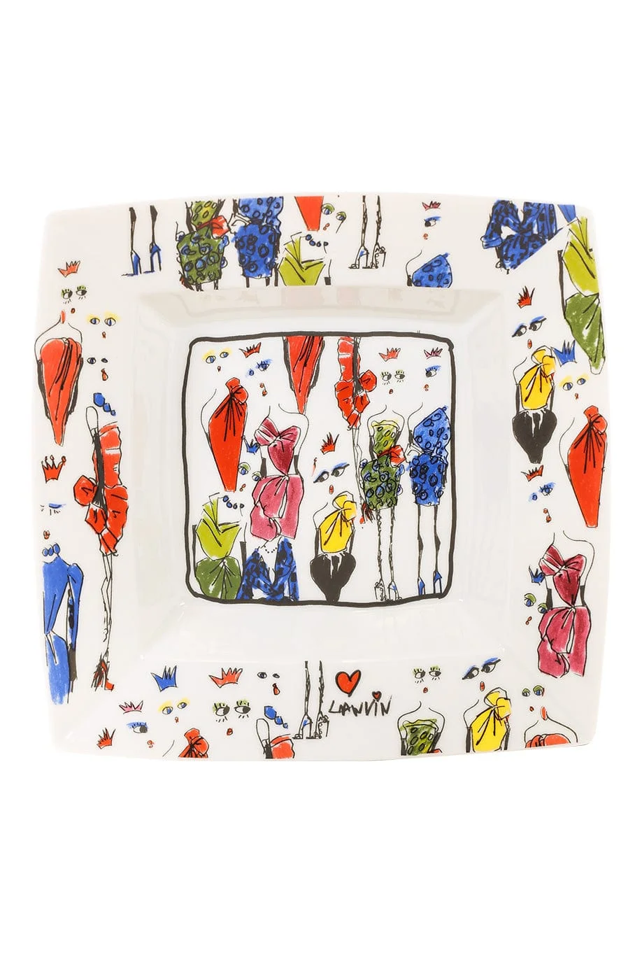 Porcelain "Tidy" Plate - 1