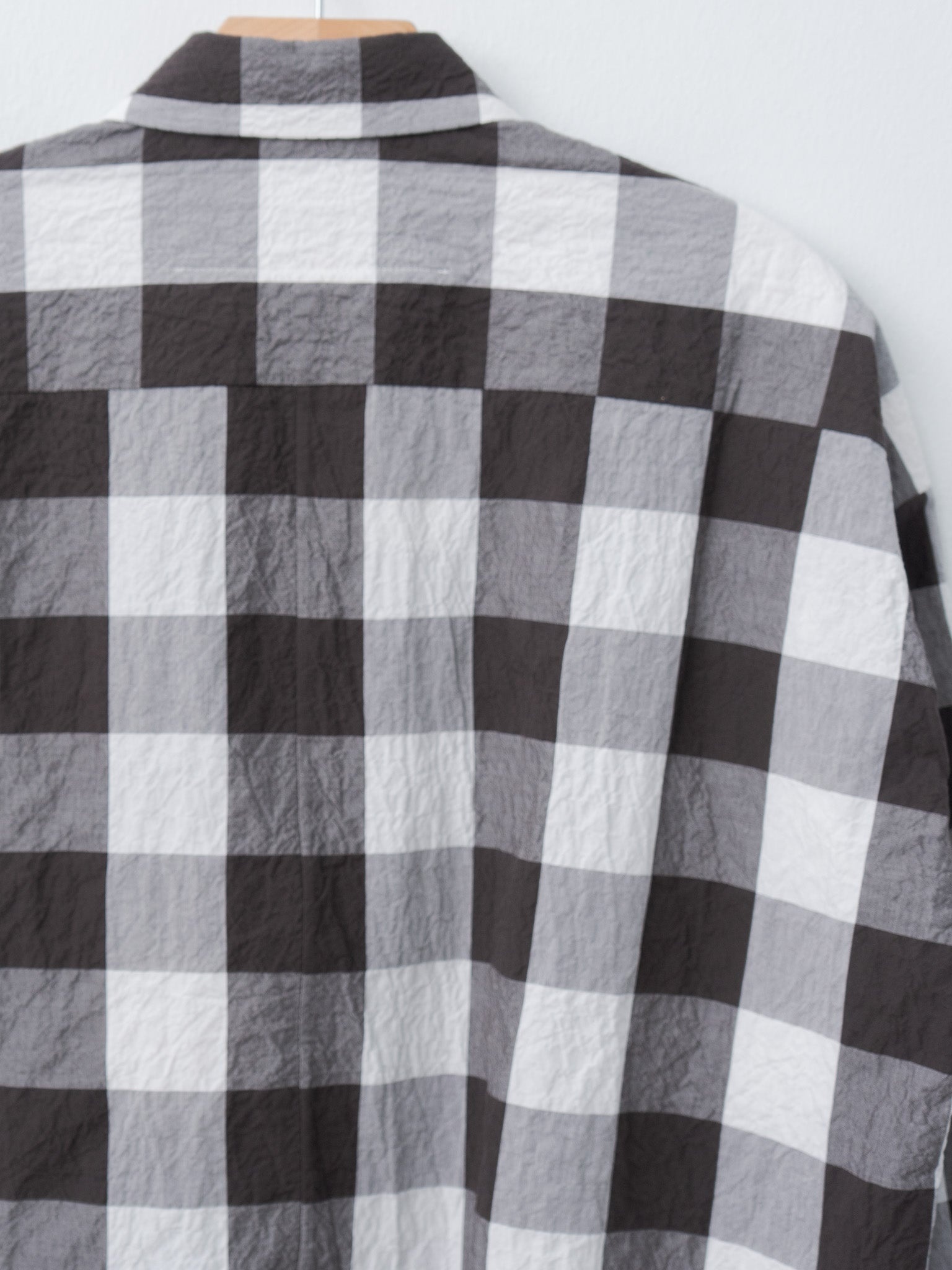 The Draughtsman Shirt - Tablecloth Gingham Coffee - 6