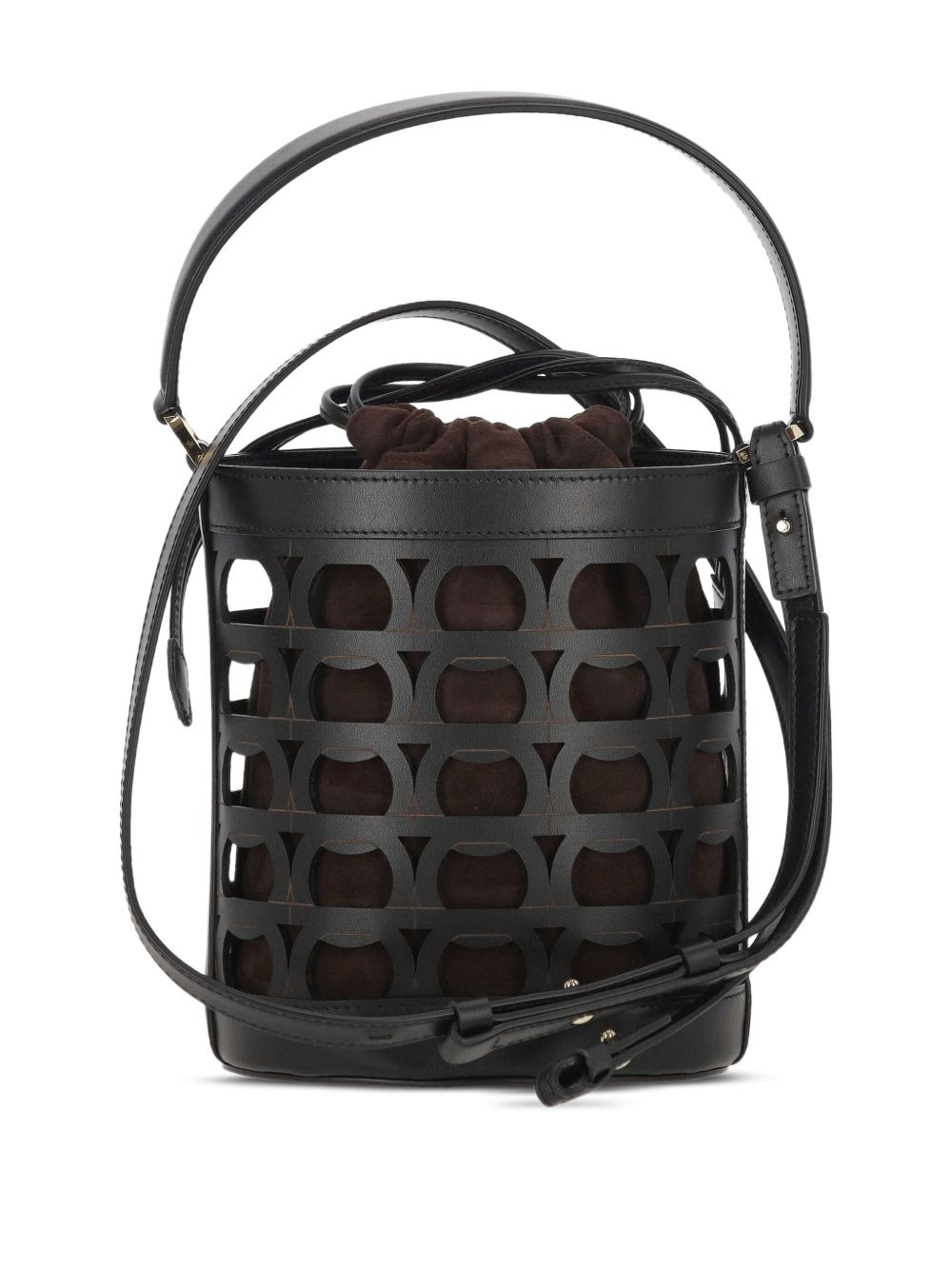 cut-out bucket bag - 3