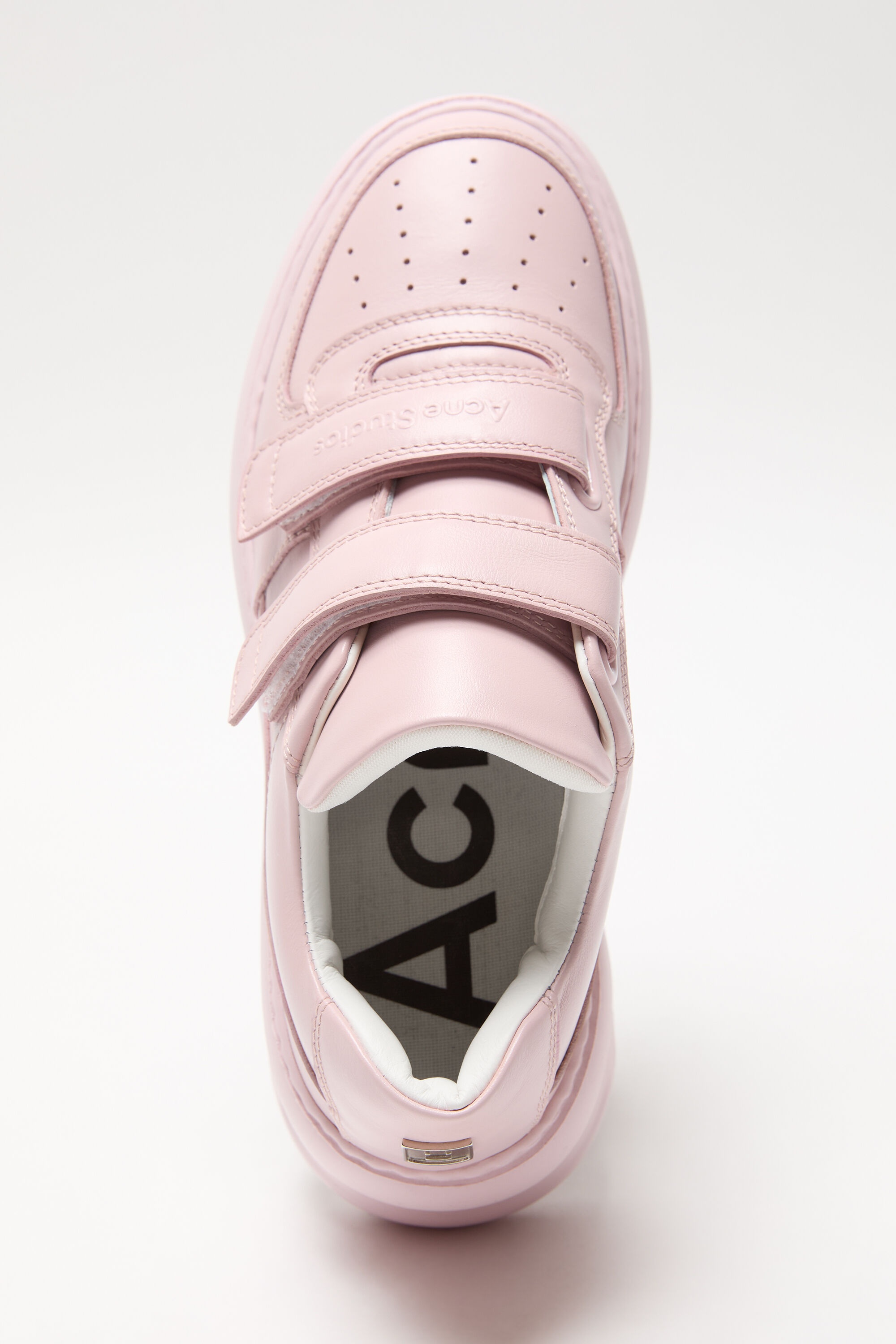 Velcro strap platform sneakers - Pastel pink - 6