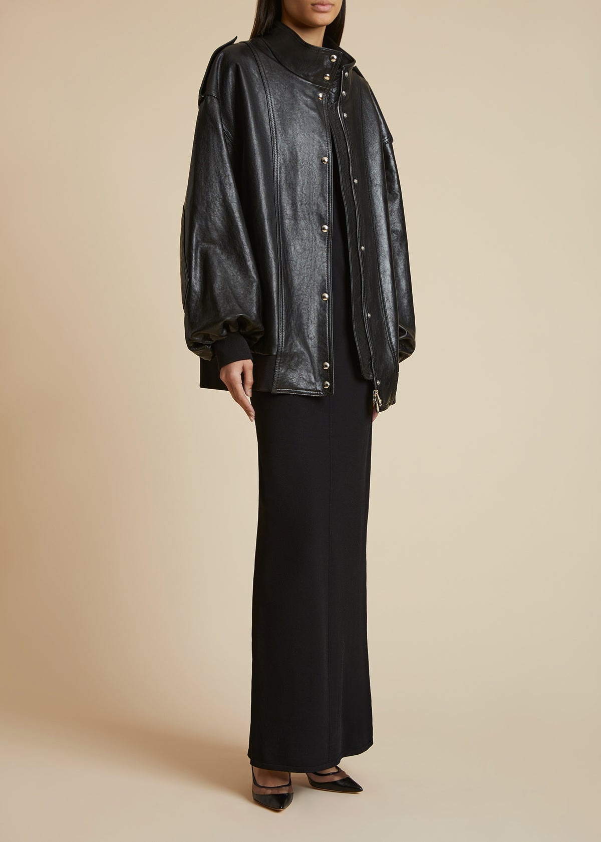 The Farris Jacket in Black Leather - 1