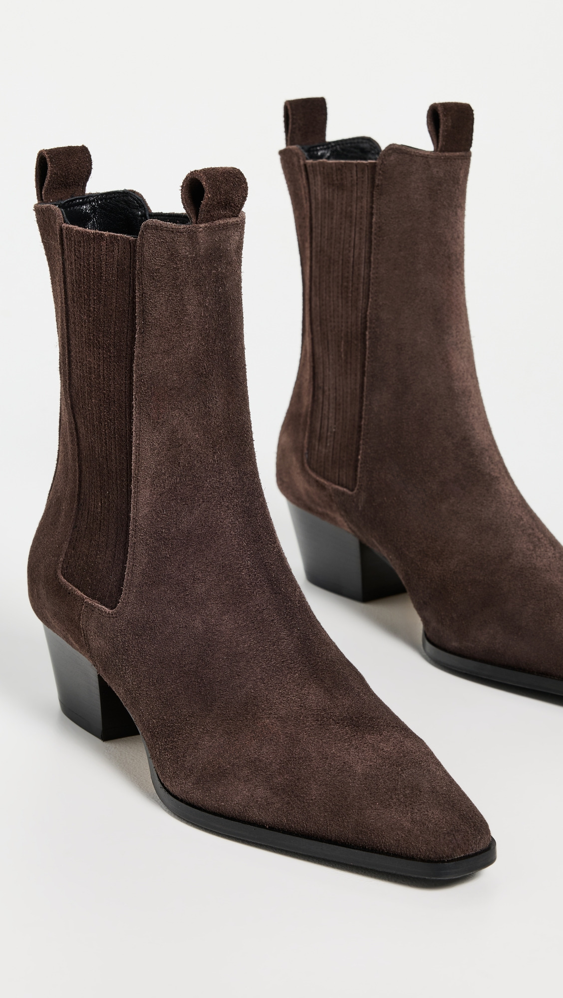 Agata Cow Suede Leather Moka Boots - 4