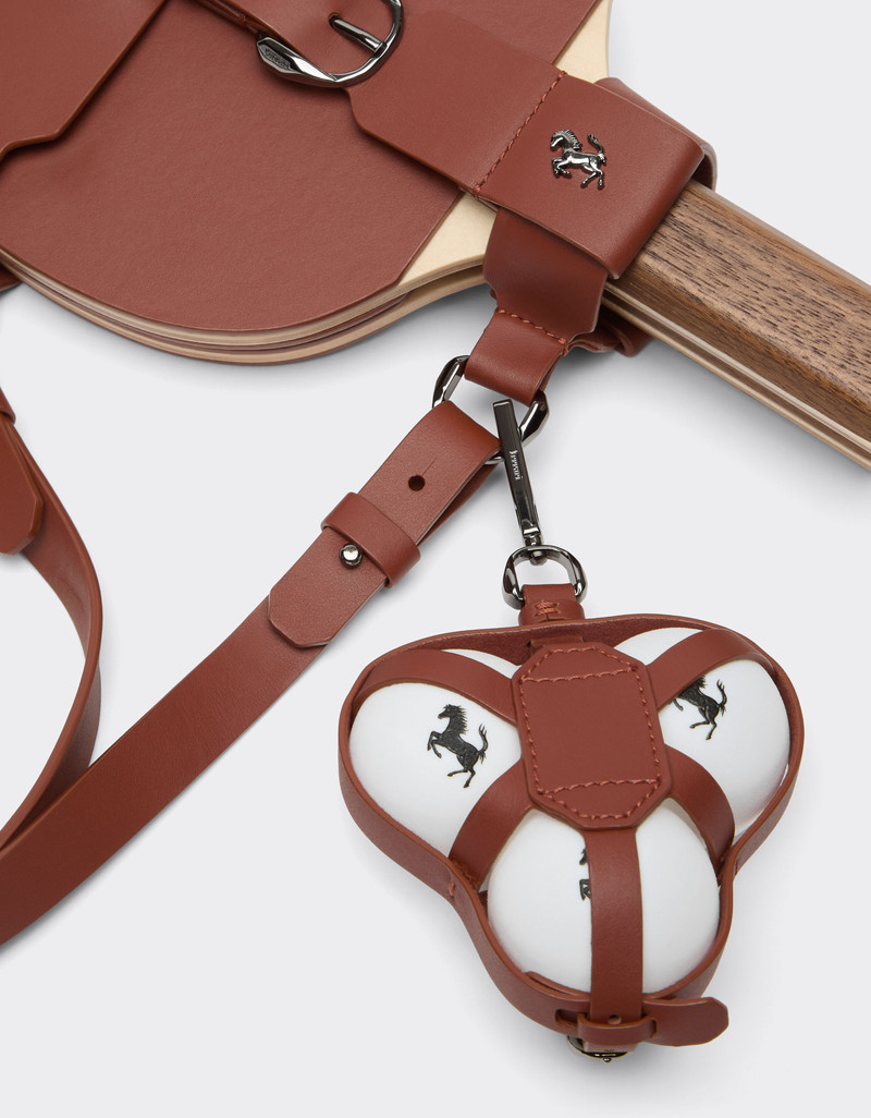 Leather table tennis set 4
