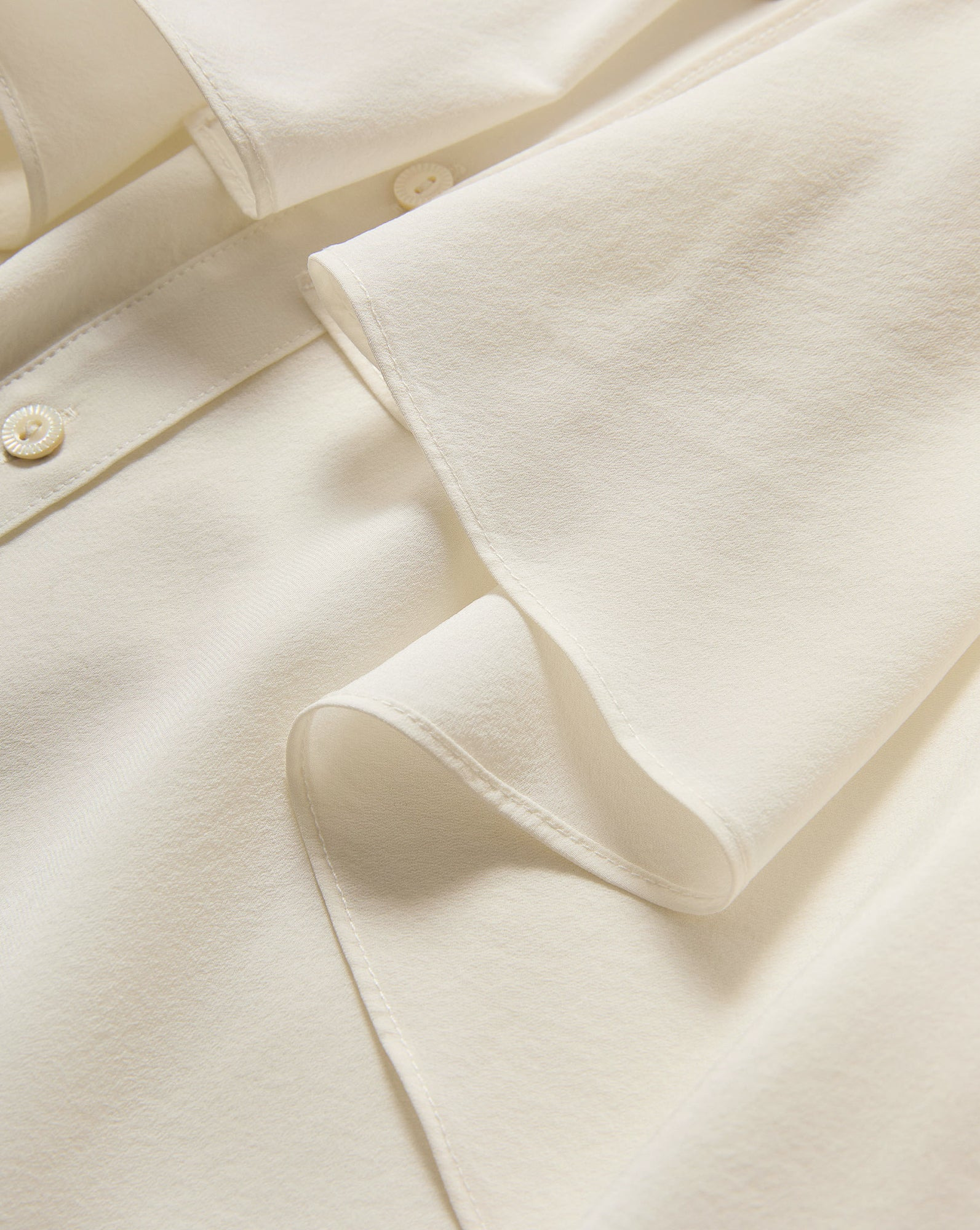 DEMARIS RUFFLED BUTTON-DOWN BLOUSE - 4