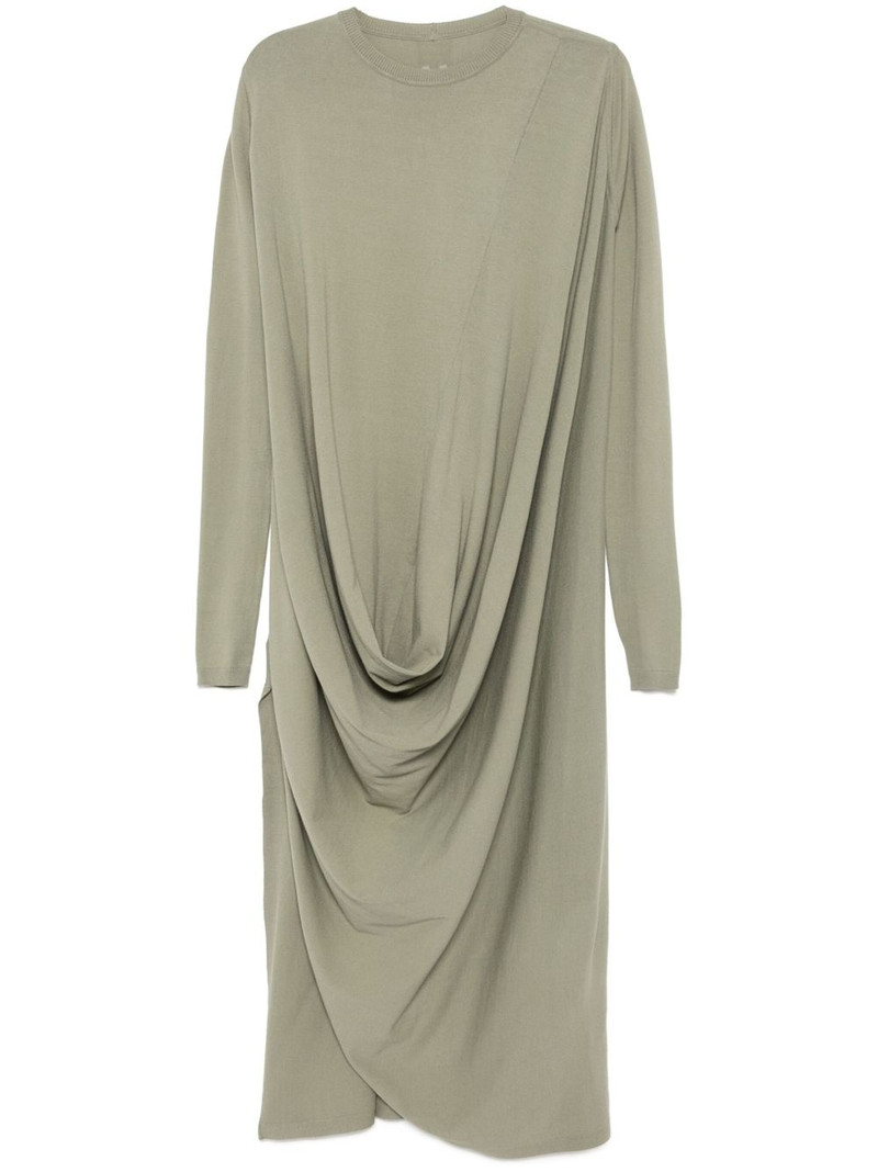 draped knitted dress 1
