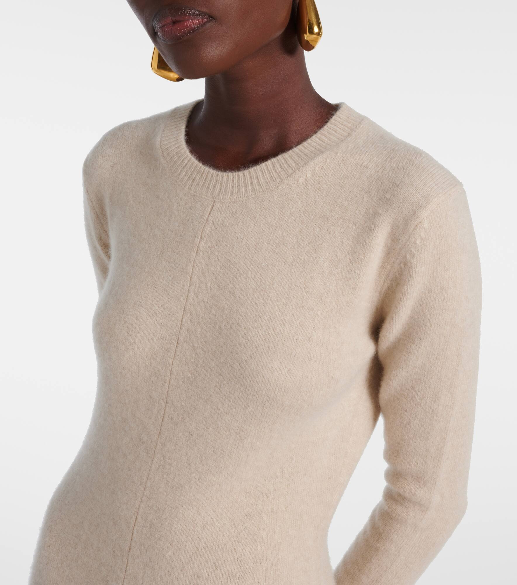 Cashmere-blend sweater dress - 4