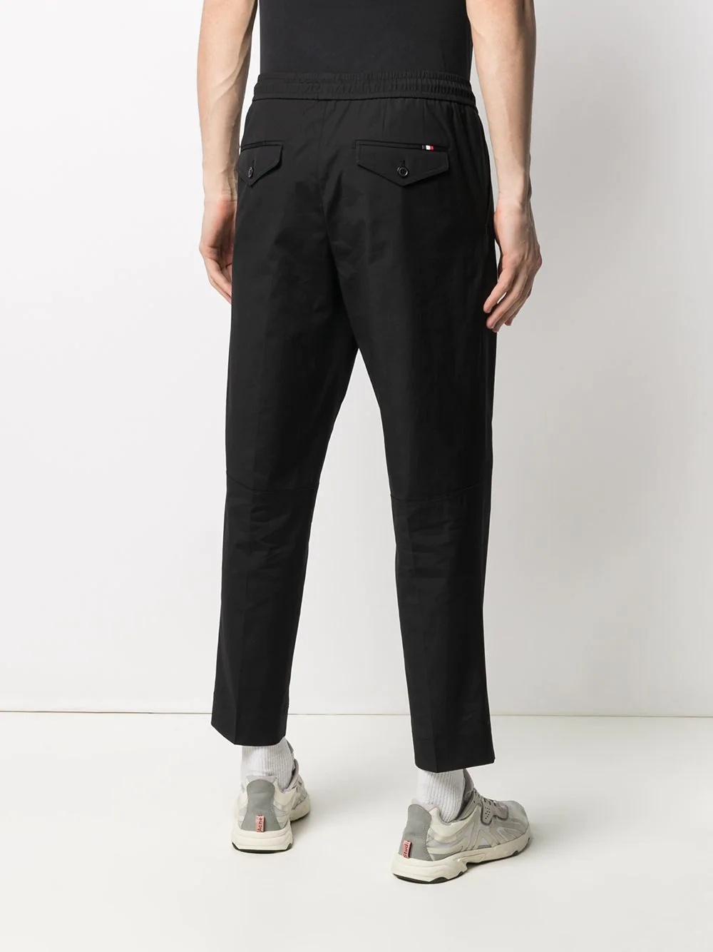 tapered drawstring trousers - 4