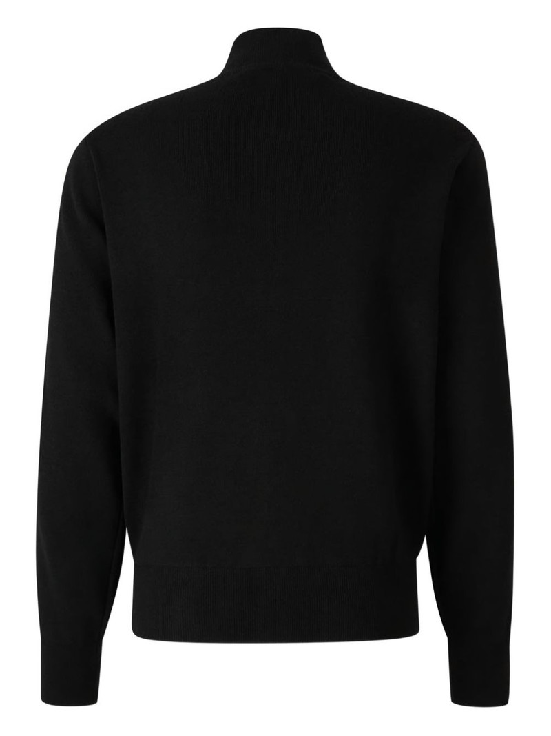 Palm Angels embroidered-logo stripe jacket outlook