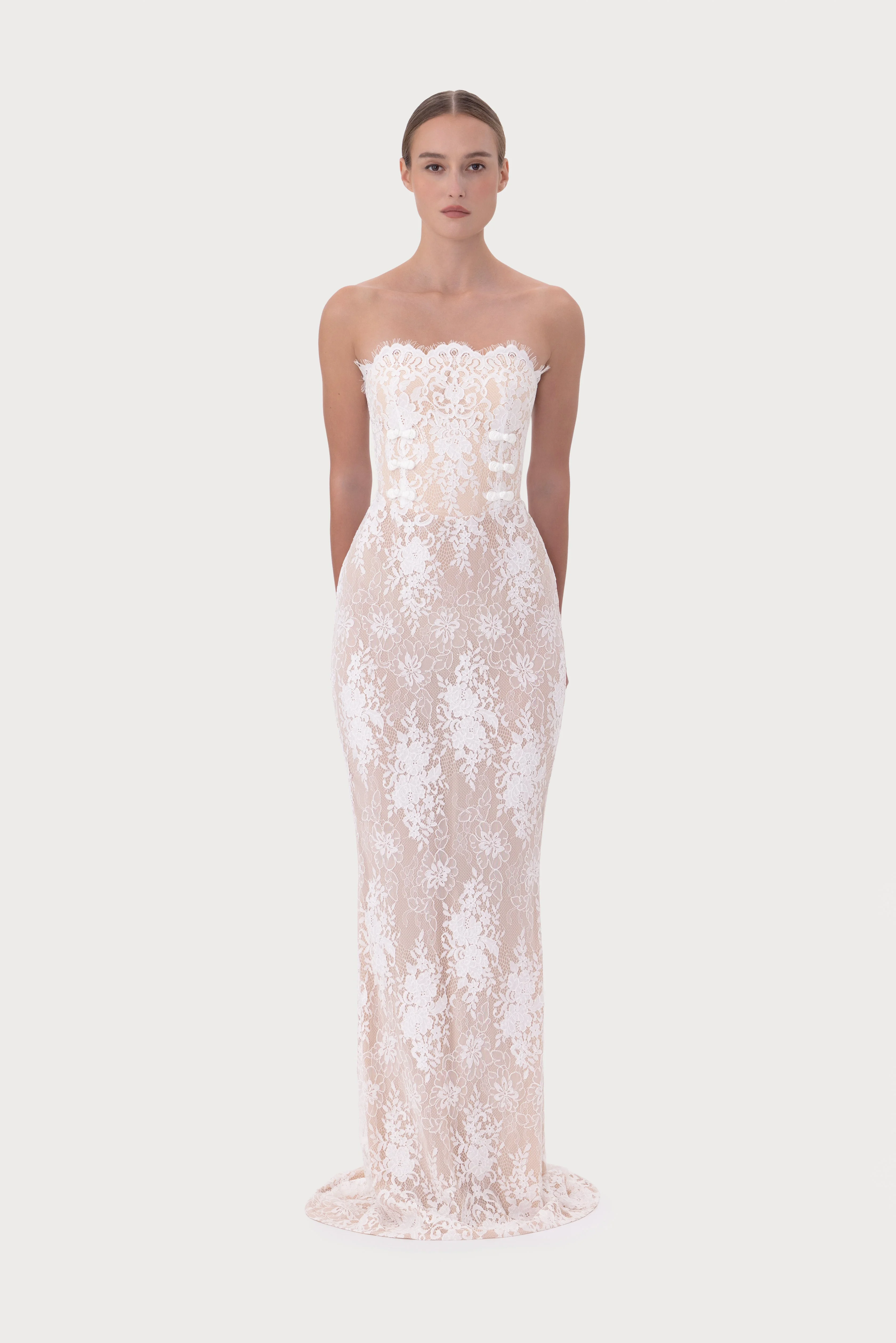 CHANTAL LACE GOWN - 1