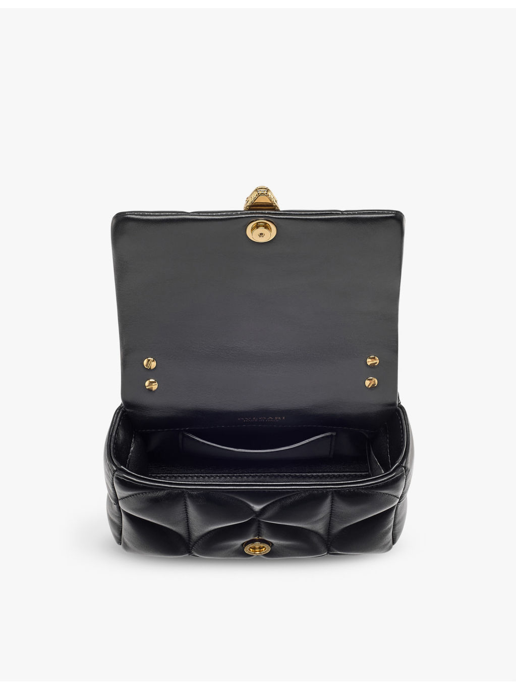 Serpenti Sugarloaf small leather shoulder bag - 3