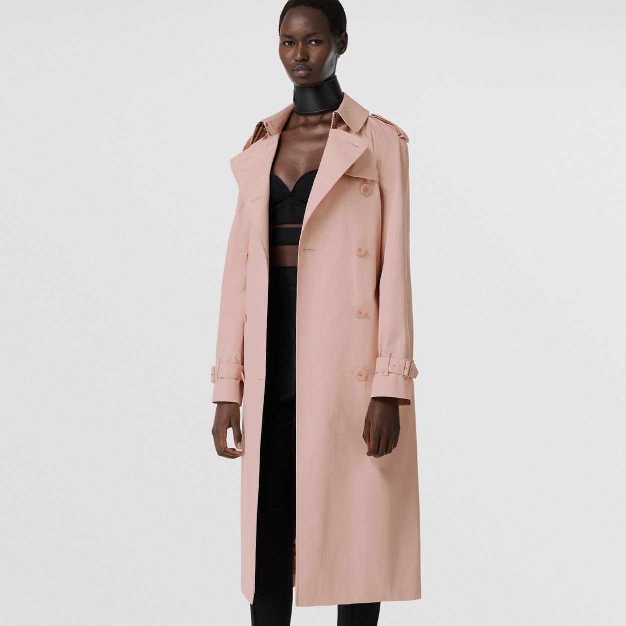 Cotton Gabardine Trench Coat - 7