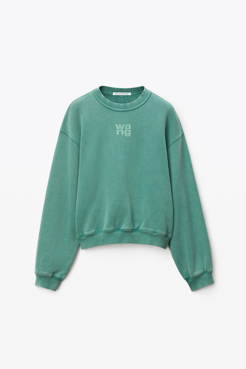 PUFF LOGO SWEATSHIRT IN STRUCTURED TERRY 1
