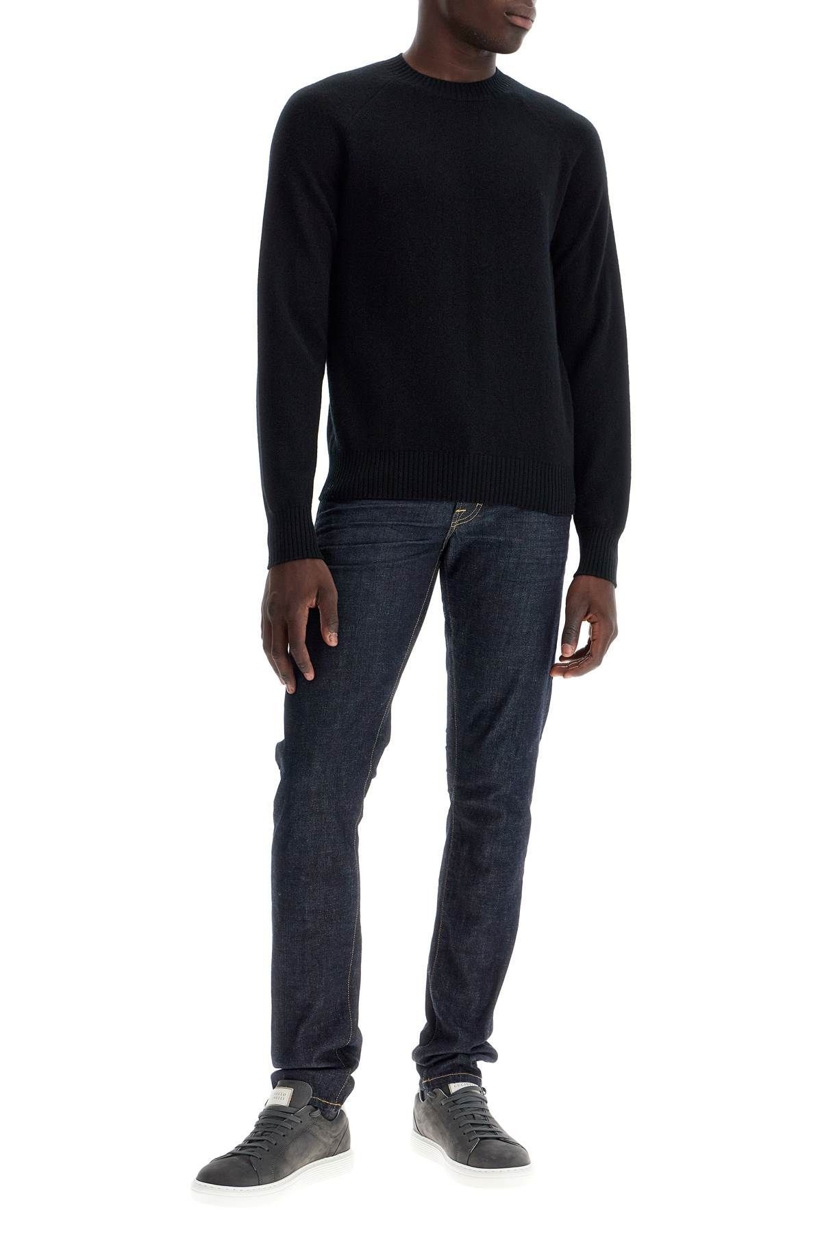 CREWNECK WOOL AND CASHMERE PUL - 2