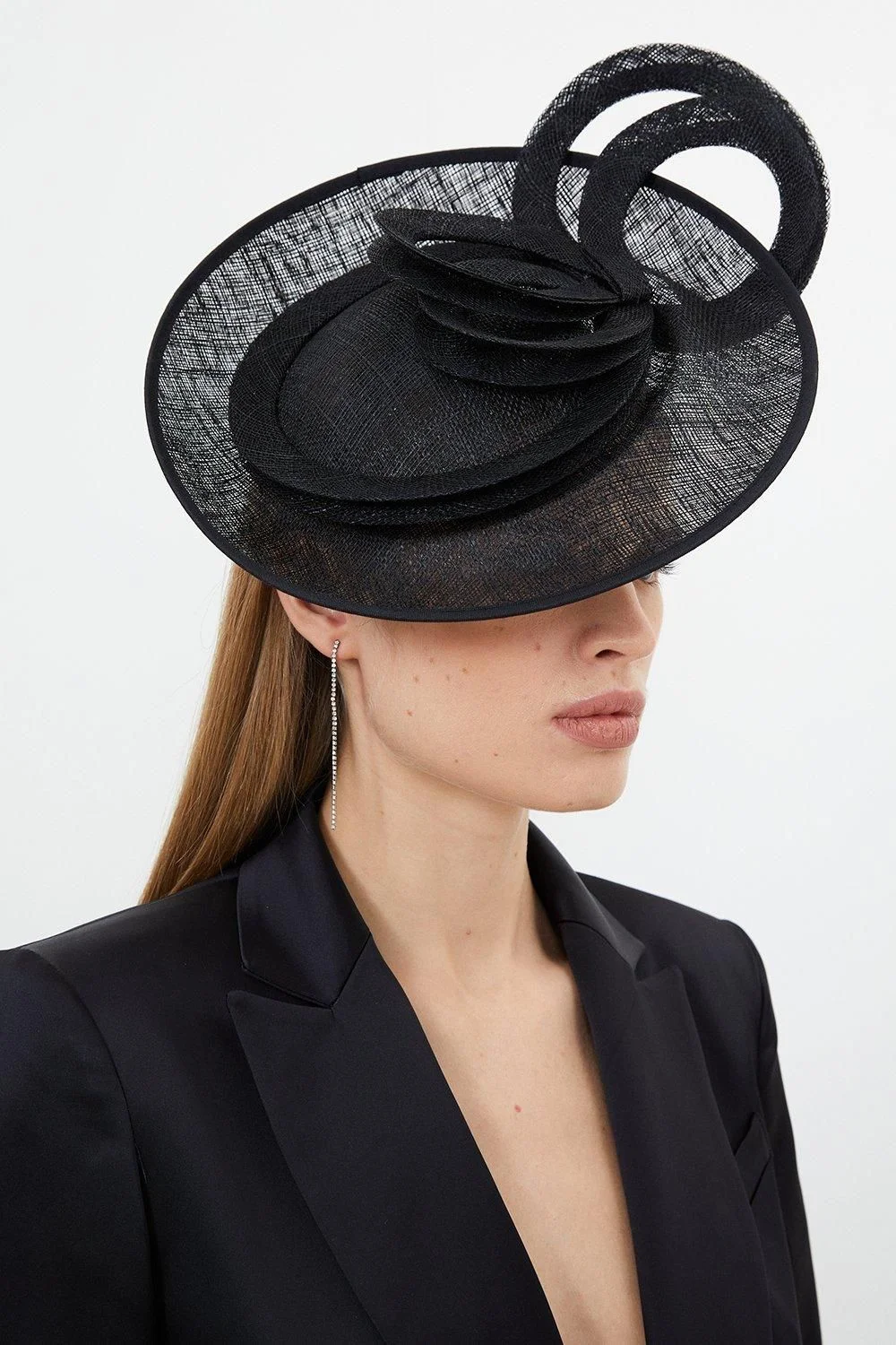 Asymmetric Disc Headband Fascinator - 1