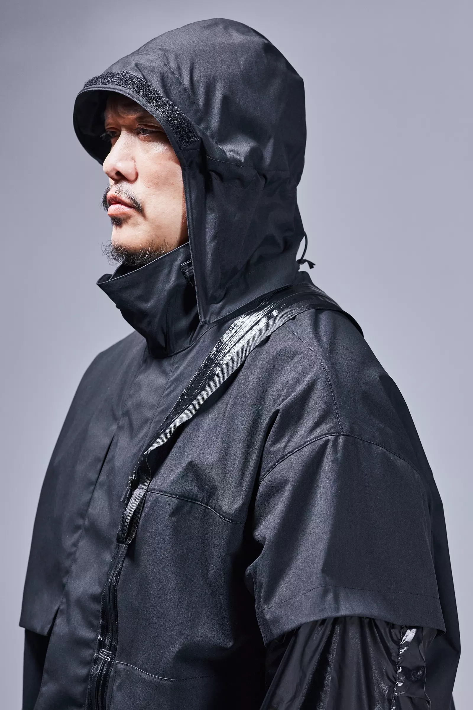 J115K-E Encapsulated Nylon Interops Jacket Black - 21