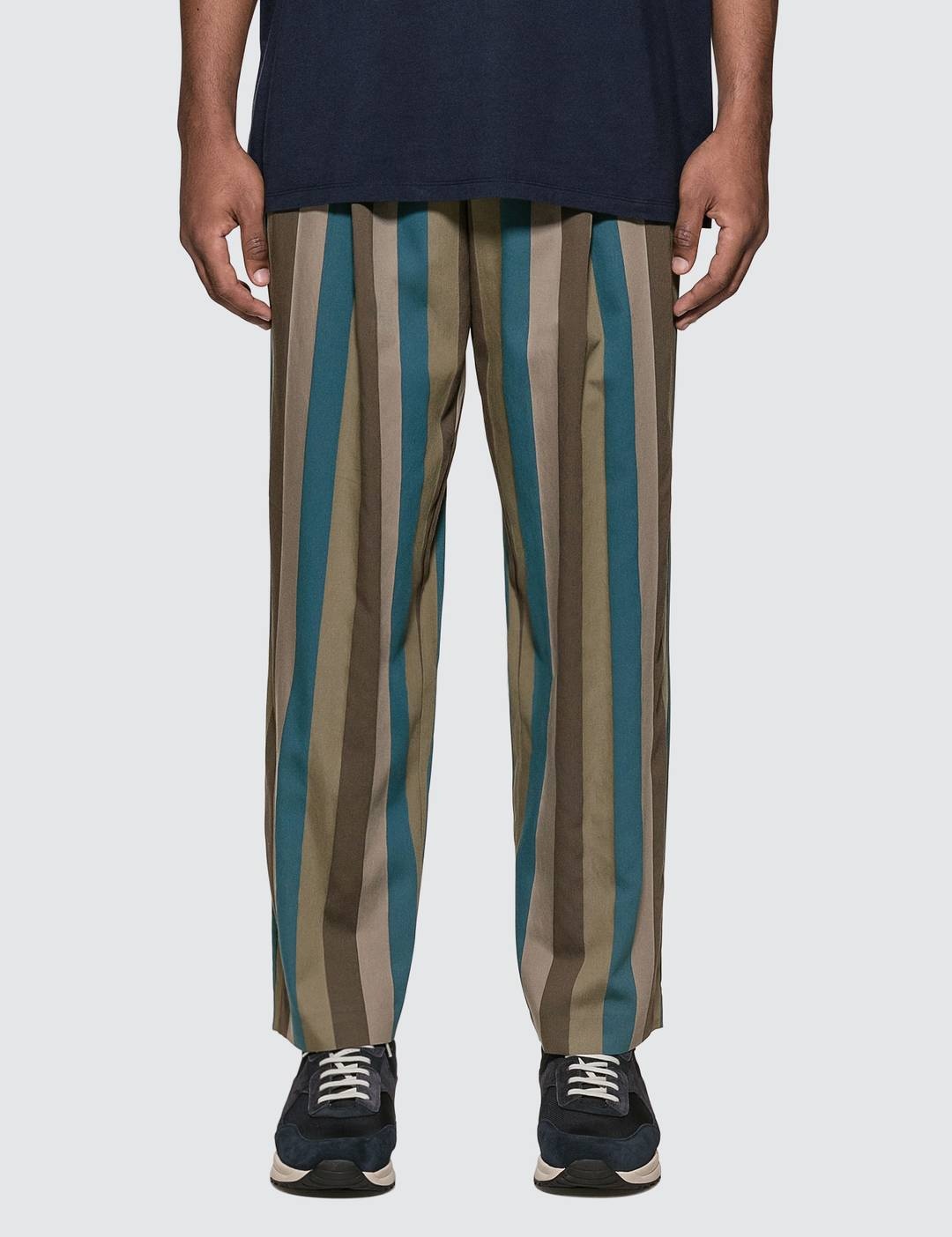 Single-pleated Pants - 1