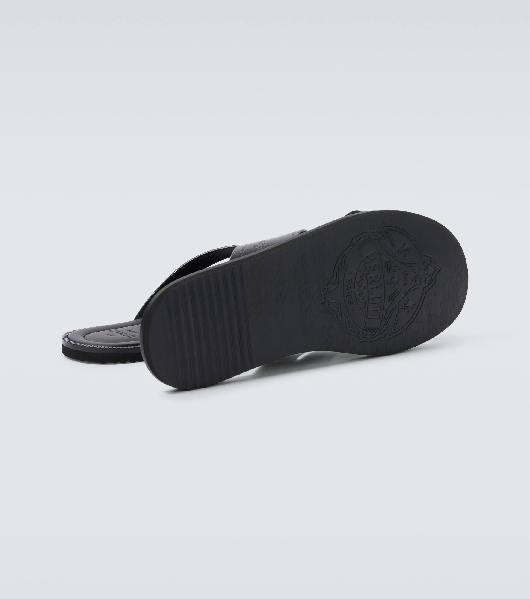Sifnos Scritto leather sandals - 7