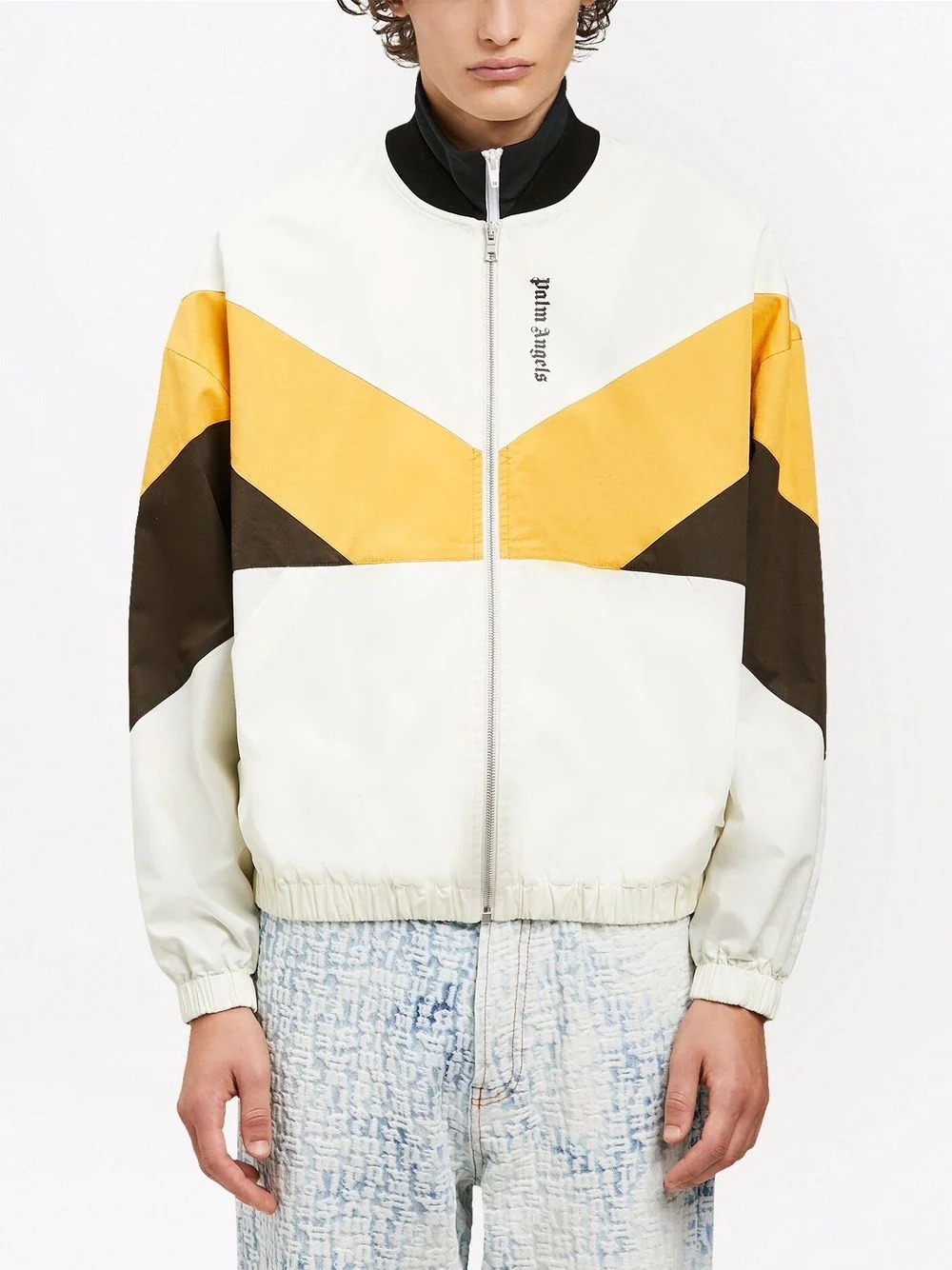 colour-block lightweight jacket - 3