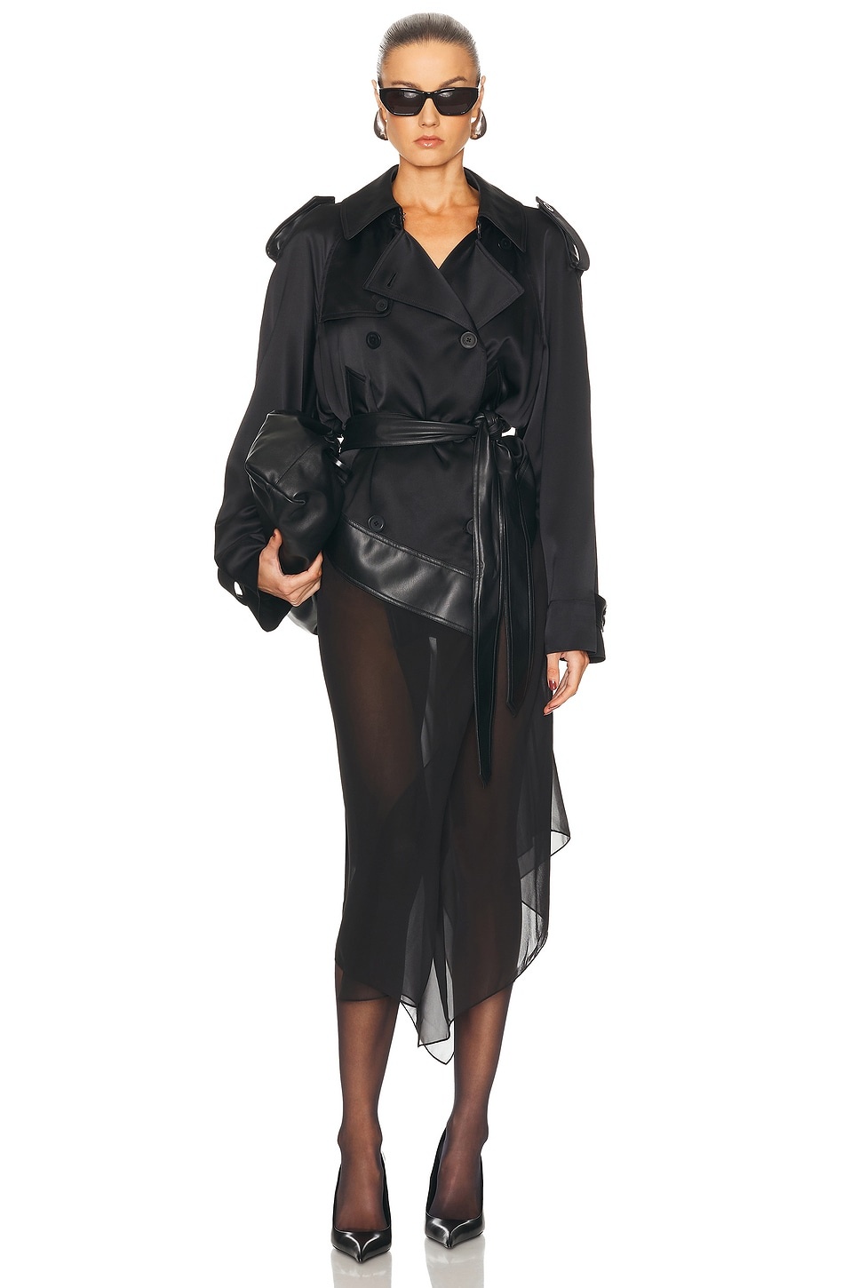 Belted Trenchcoat - 5