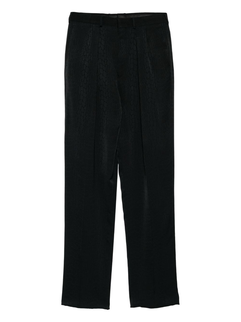 straight-leg tailored trousers 1